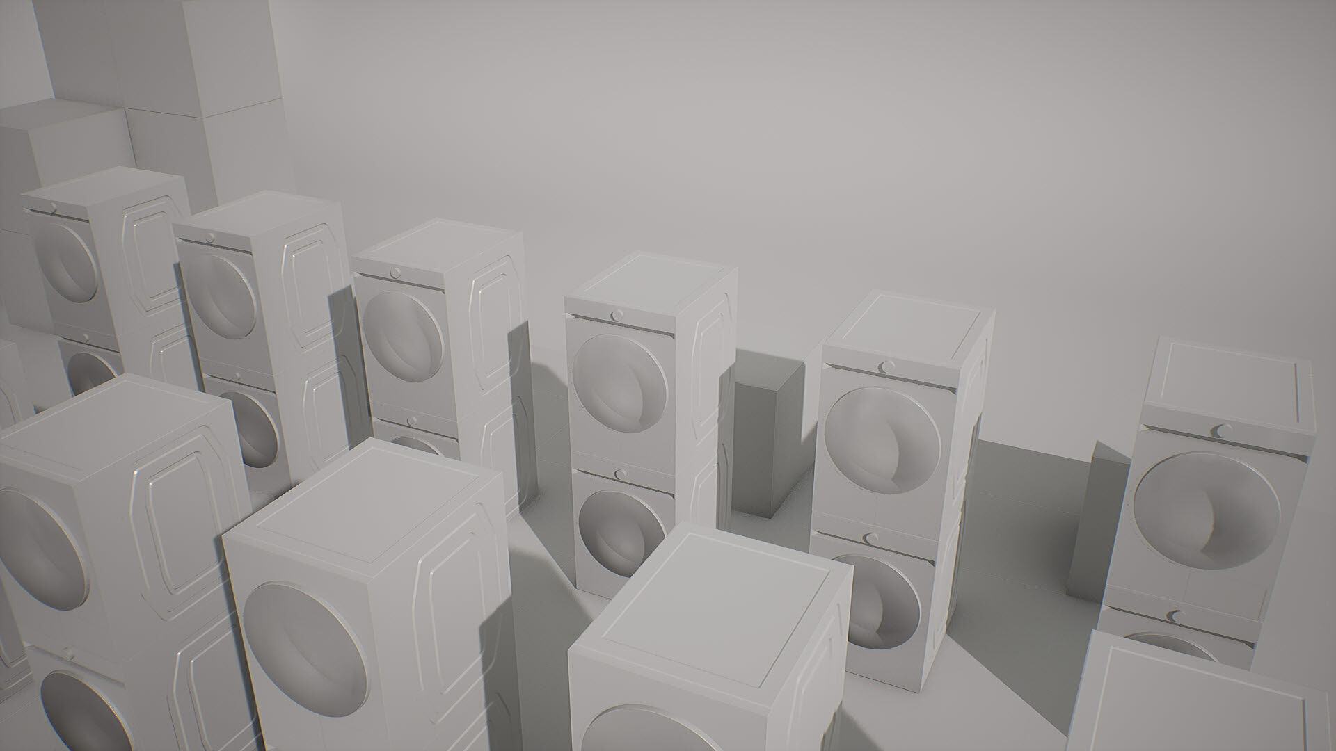 SAMSUNG Washing Machine - BESPOKE Grande AI Low-poly 3D model_27