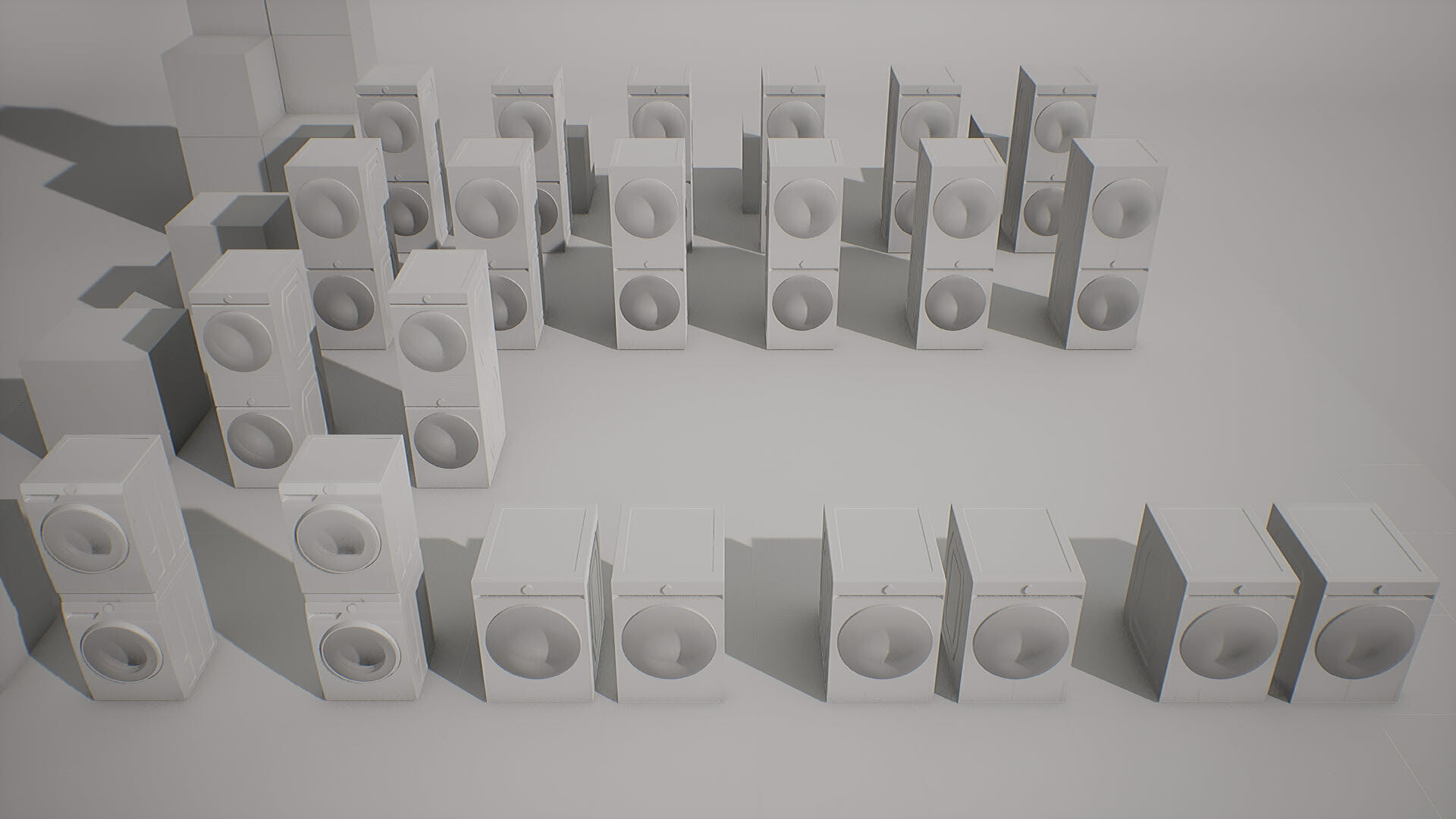 SAMSUNG Washing Machine - BESPOKE Grande AI Low-poly 3D model_21