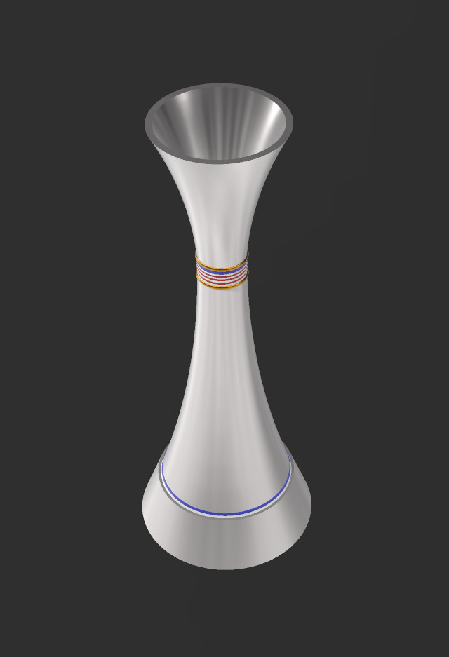 Trophy Germany and Spain F1 3D print model_1