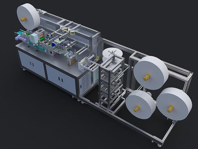 Mask machine 3D model