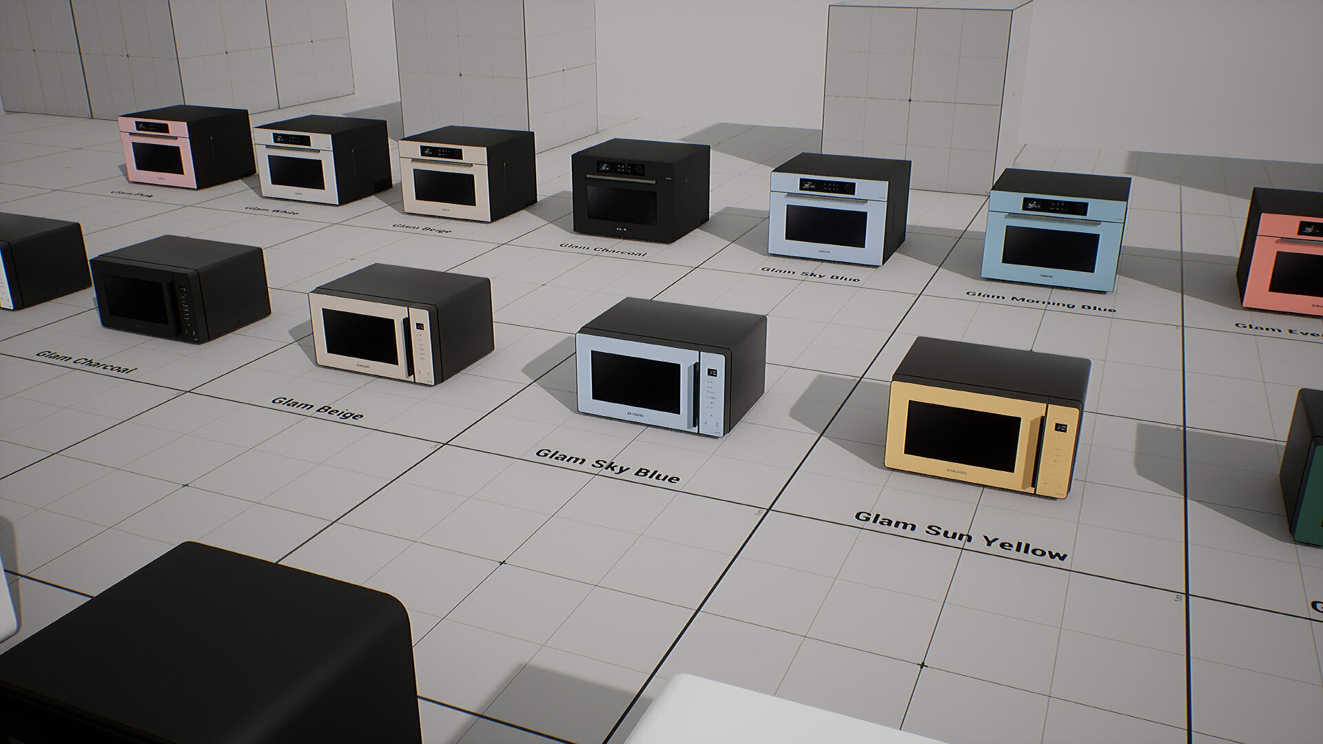 SAMSUNG Microwave - BESPOKE Qooker Low-poly 3D model_8