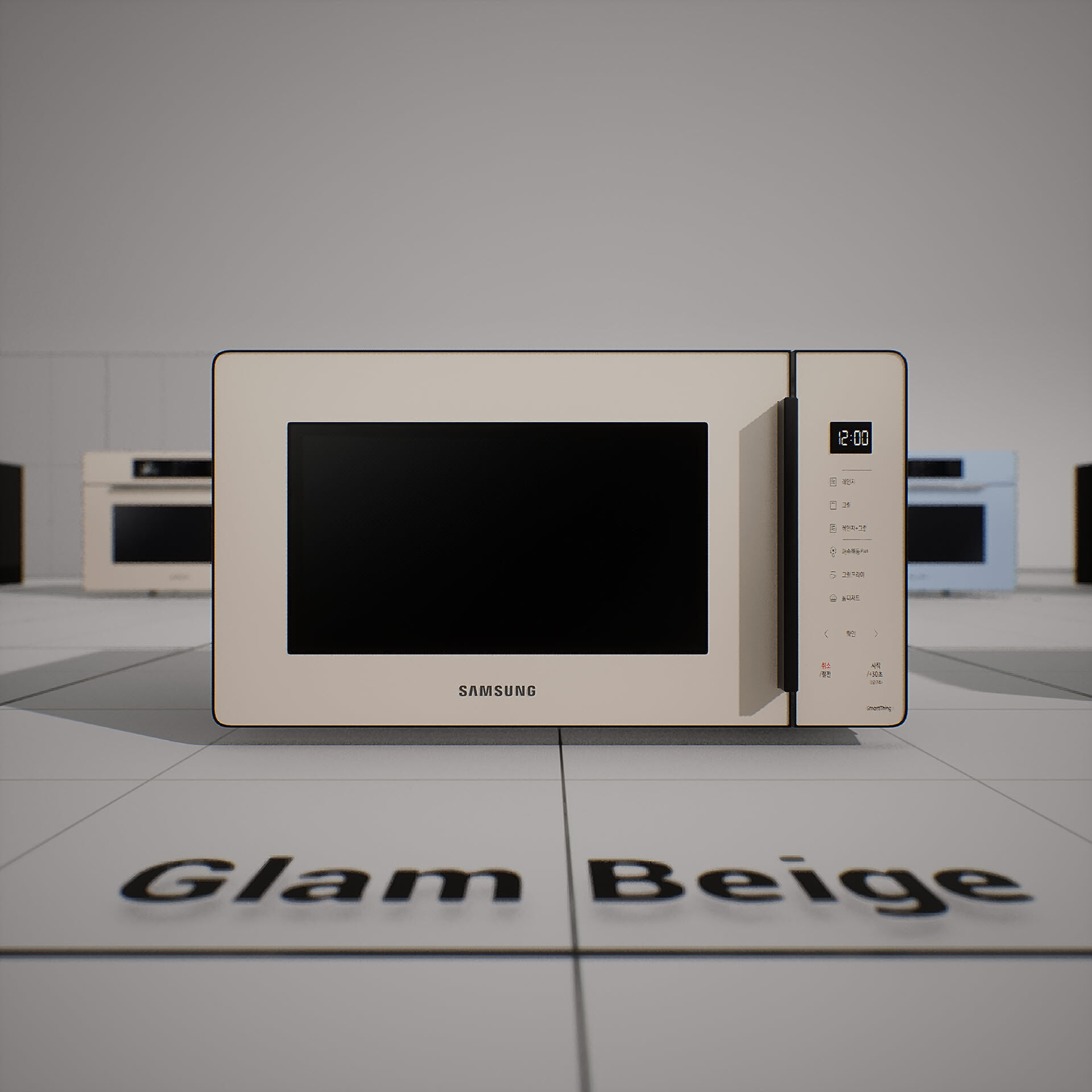 SAMSUNG Microwave - BESPOKE Qooker Low-poly 3D model_16