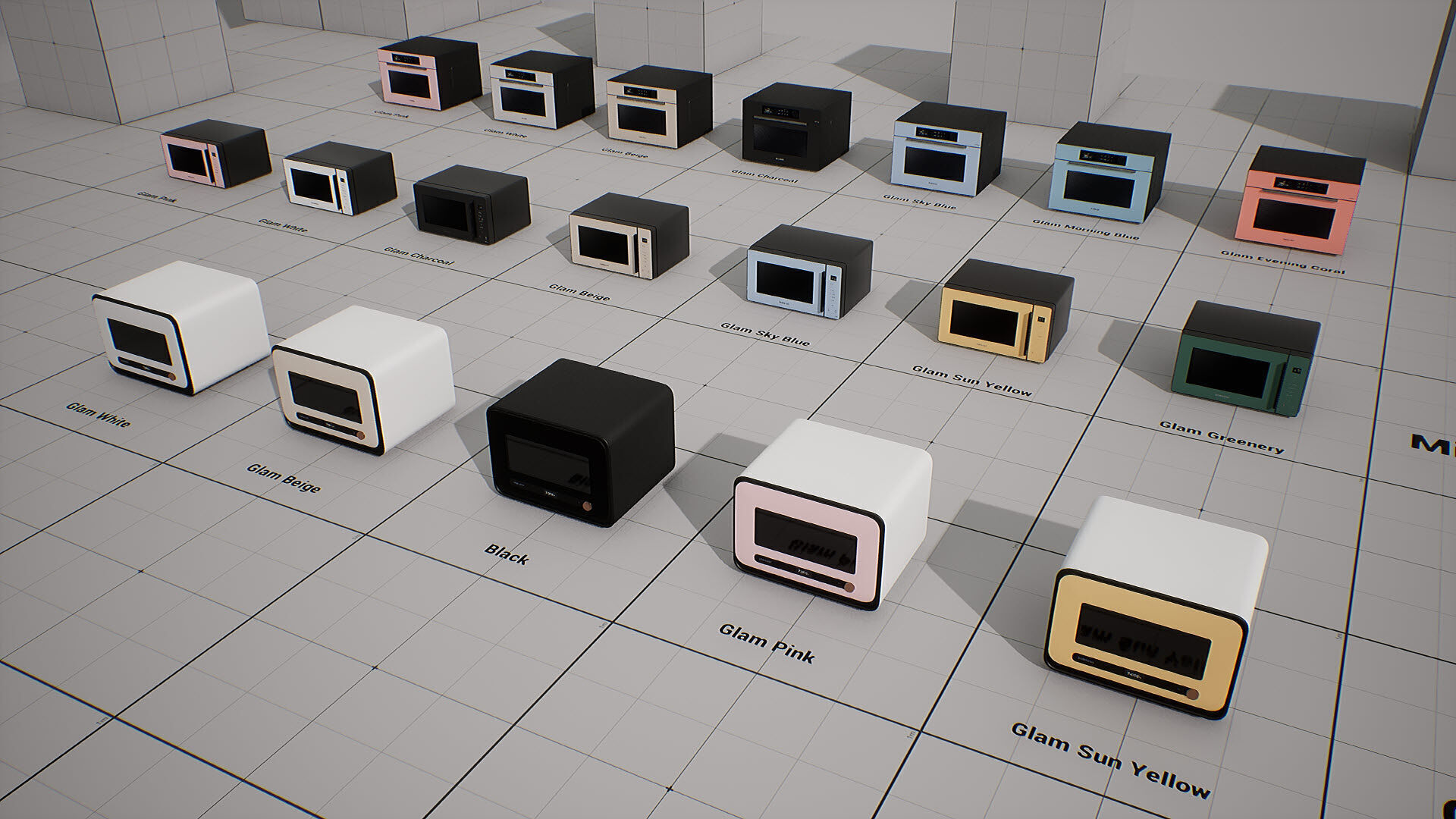SAMSUNG Microwave - BESPOKE Qooker Low-poly 3D model_2
