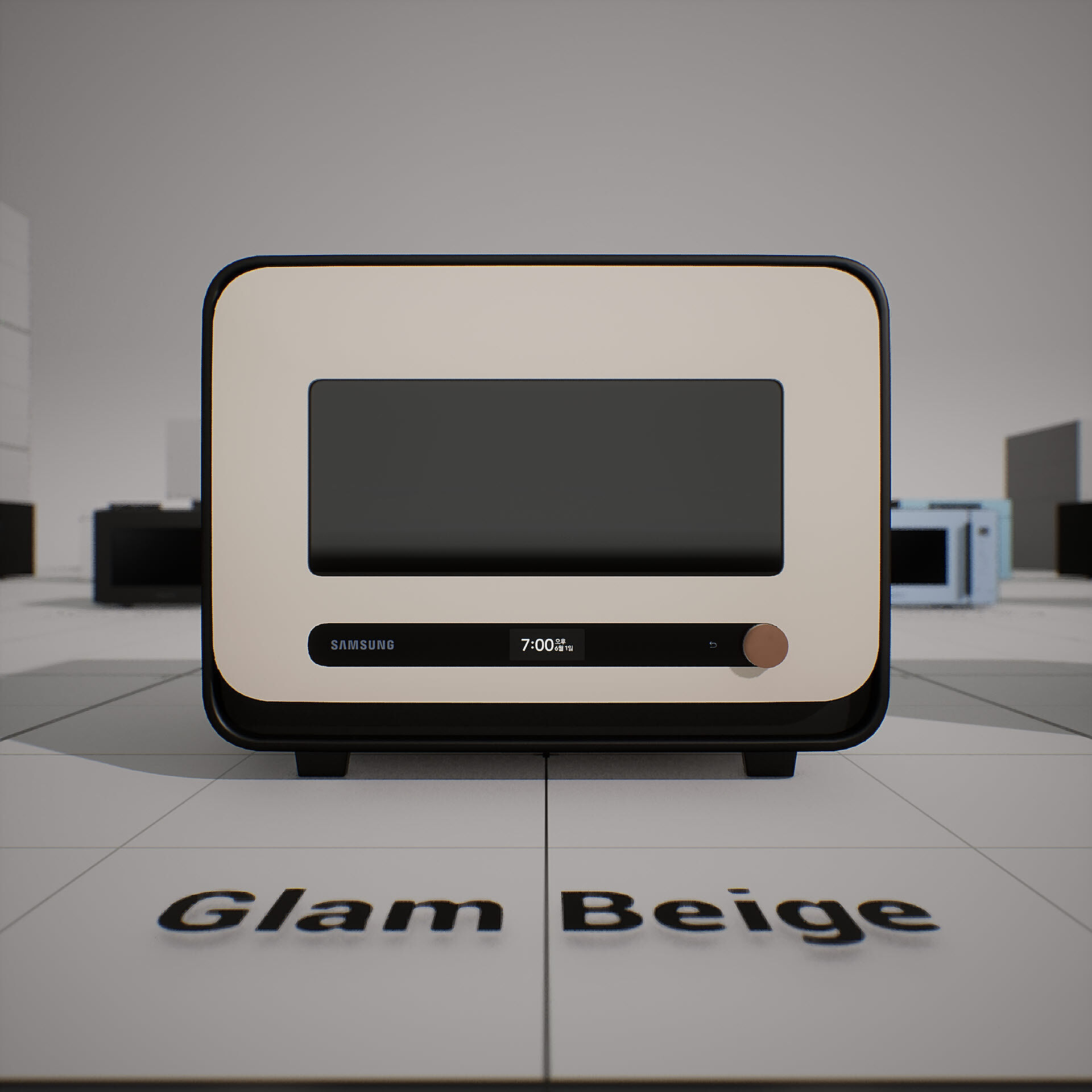 SAMSUNG Microwave - BESPOKE Qooker Low-poly 3D model_12