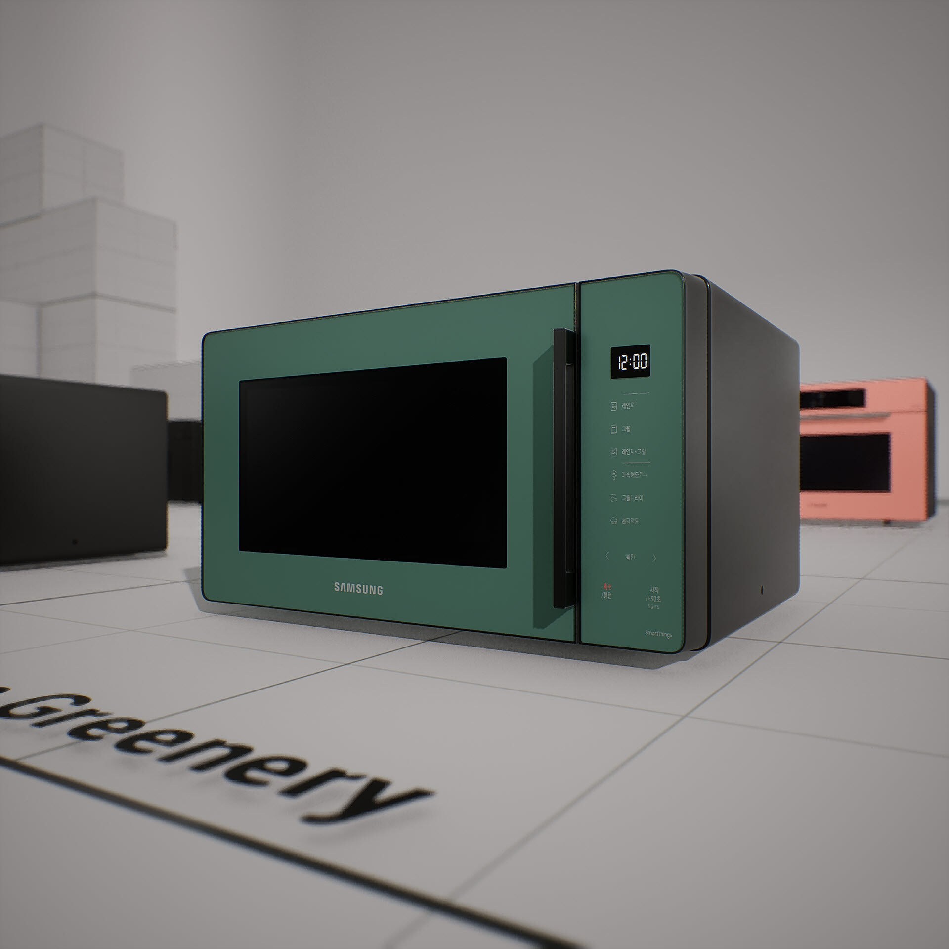 SAMSUNG Microwave - BESPOKE Qooker Low-poly 3D model_14