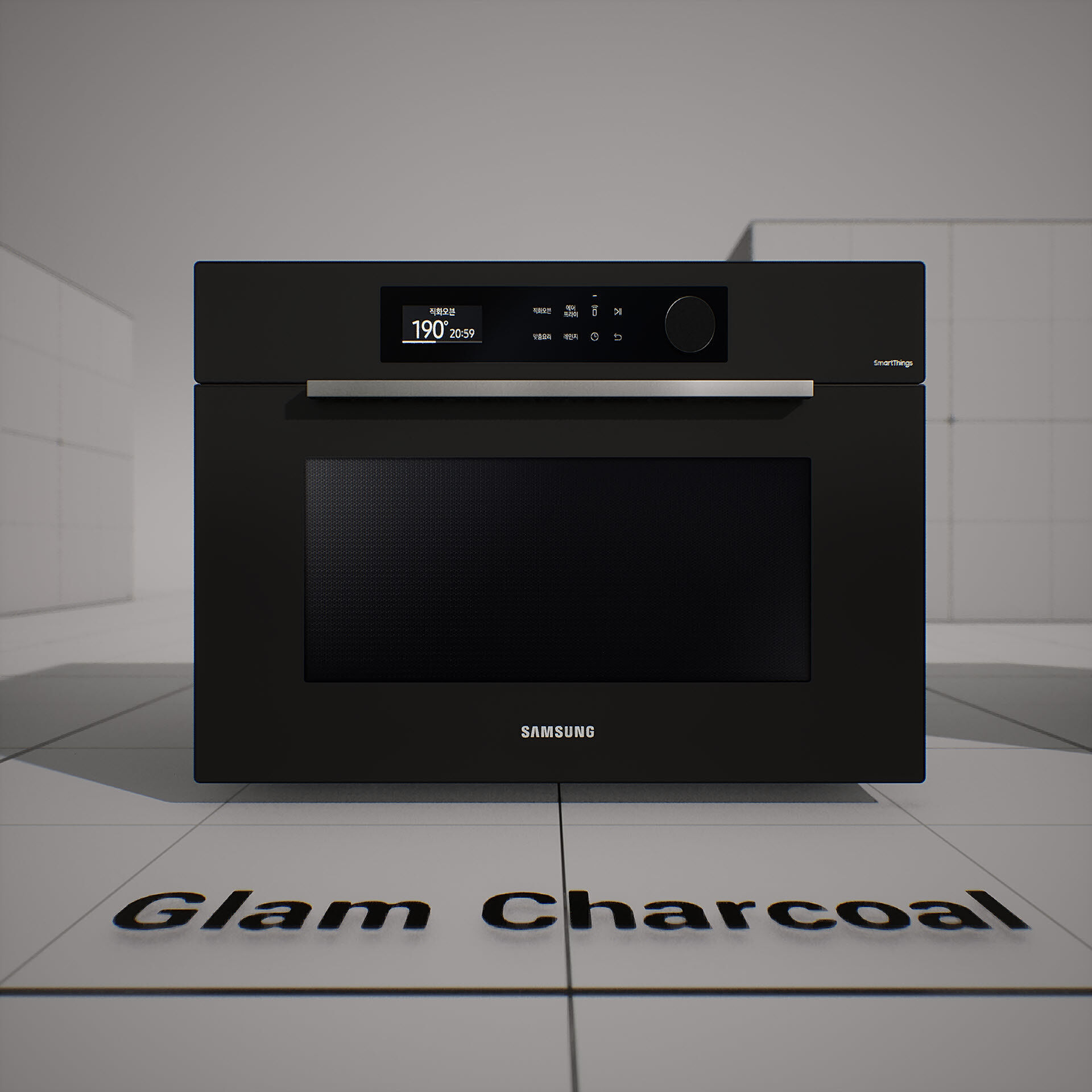 SAMSUNG Microwave - BESPOKE Qooker Low-poly 3D model_20