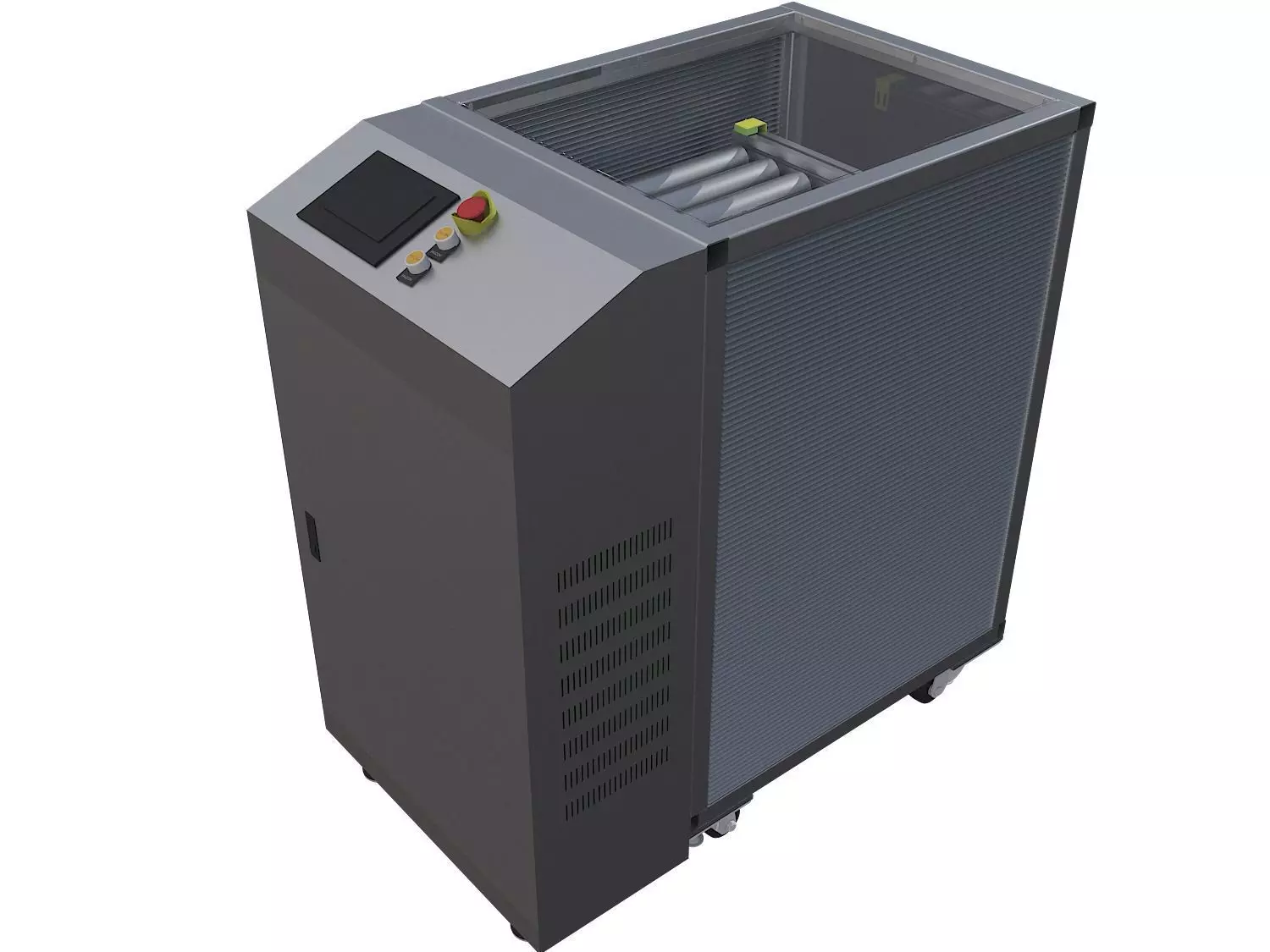 Sheet metal flattening and bending machine 3D model