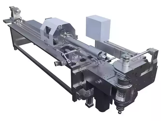 Steel pipe bending machine