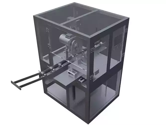 Rotor finishing machine 3D model