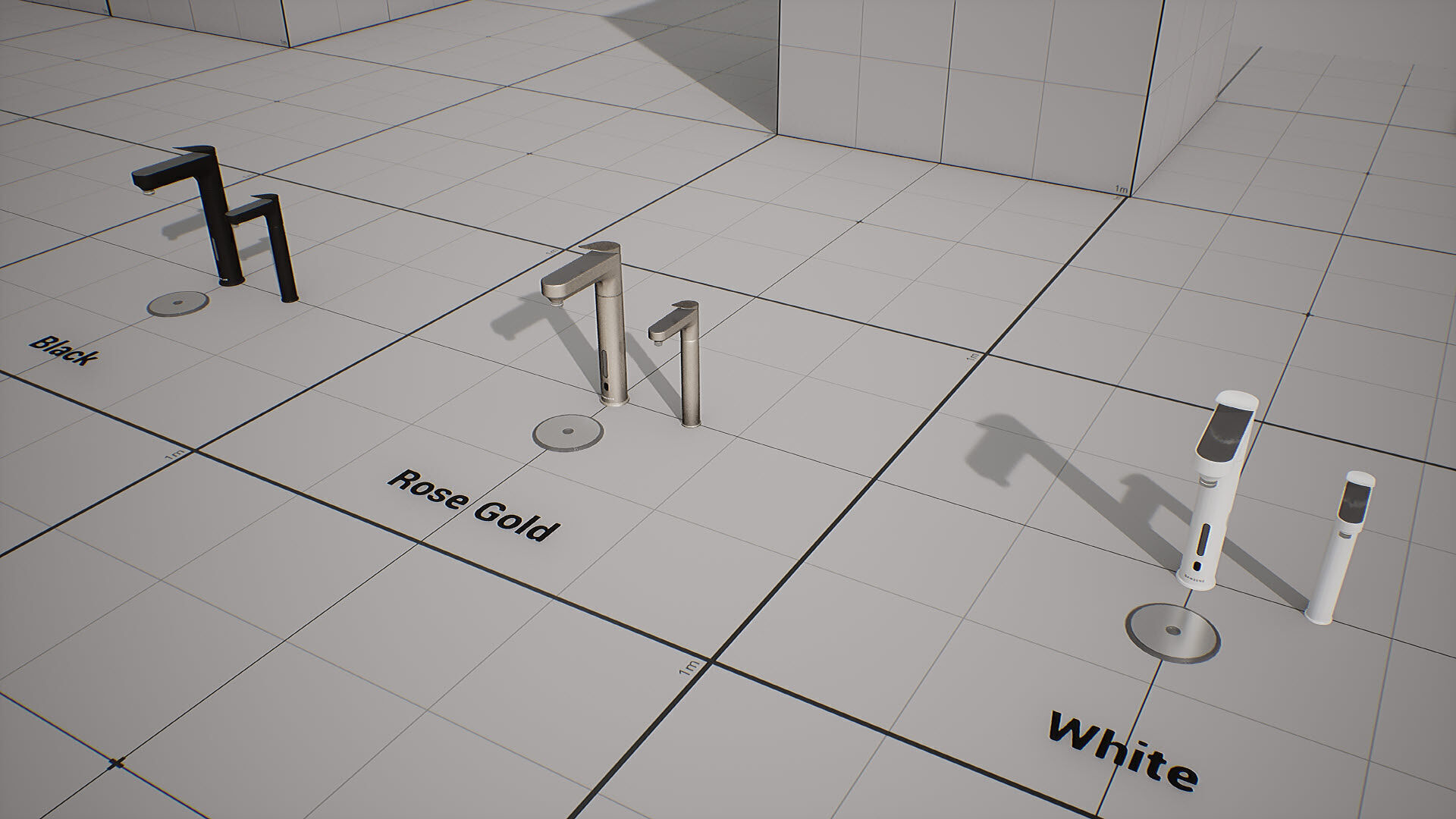 SAMSUNG - BESPOKE Water Purfier Low-poly 3D model_4