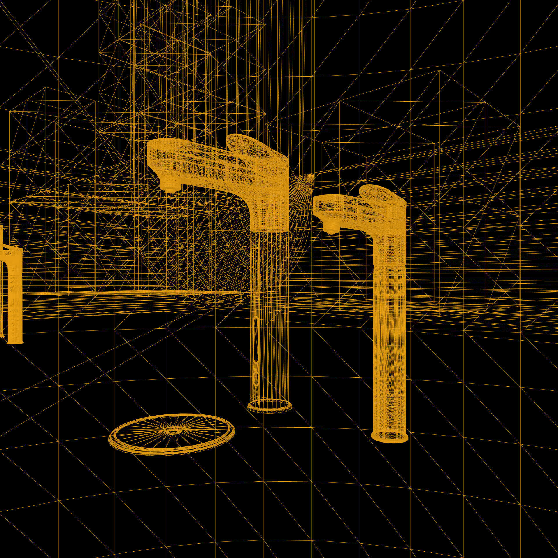 SAMSUNG - BESPOKE Water Purfier Low-poly 3D model_25