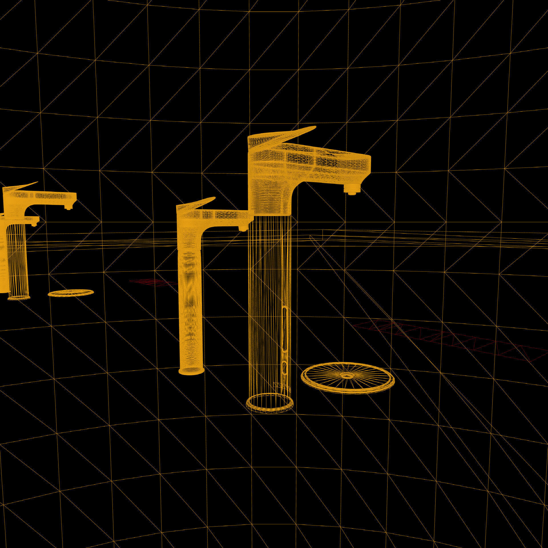 SAMSUNG - BESPOKE Water Purfier Low-poly 3D model_27