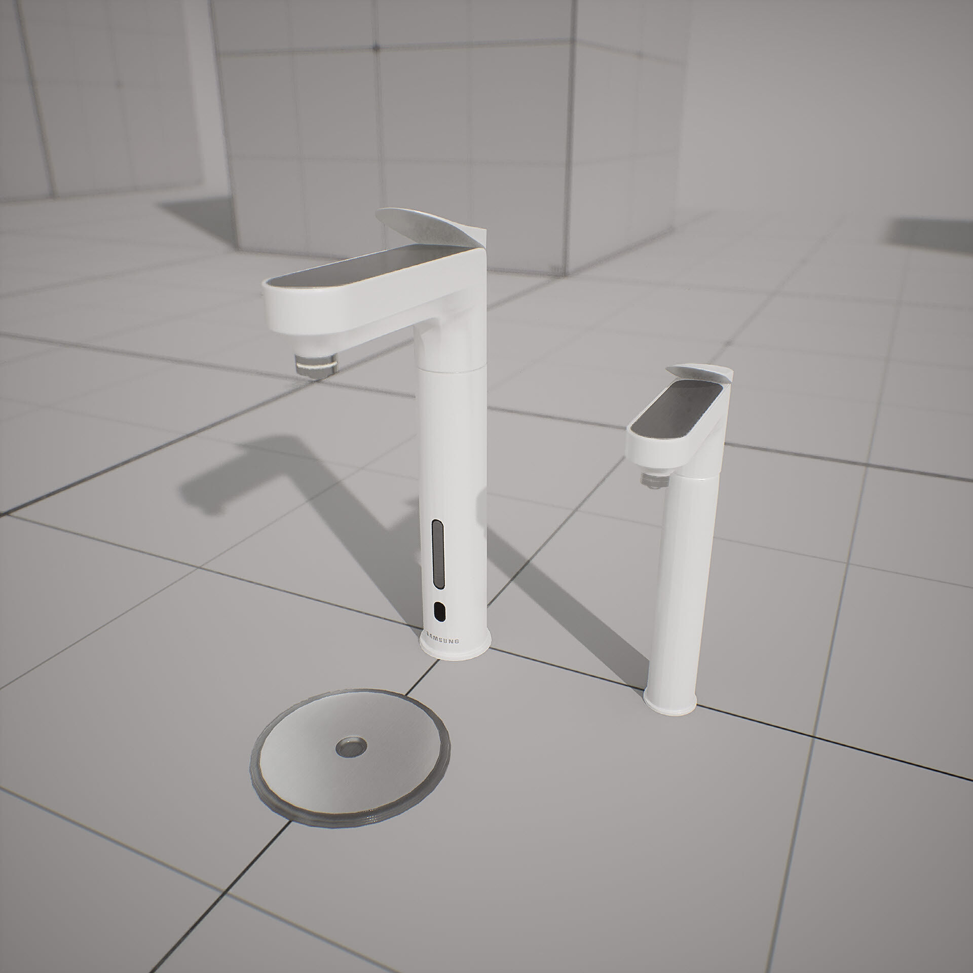 SAMSUNG - BESPOKE Water Purfier Low-poly 3D model_11