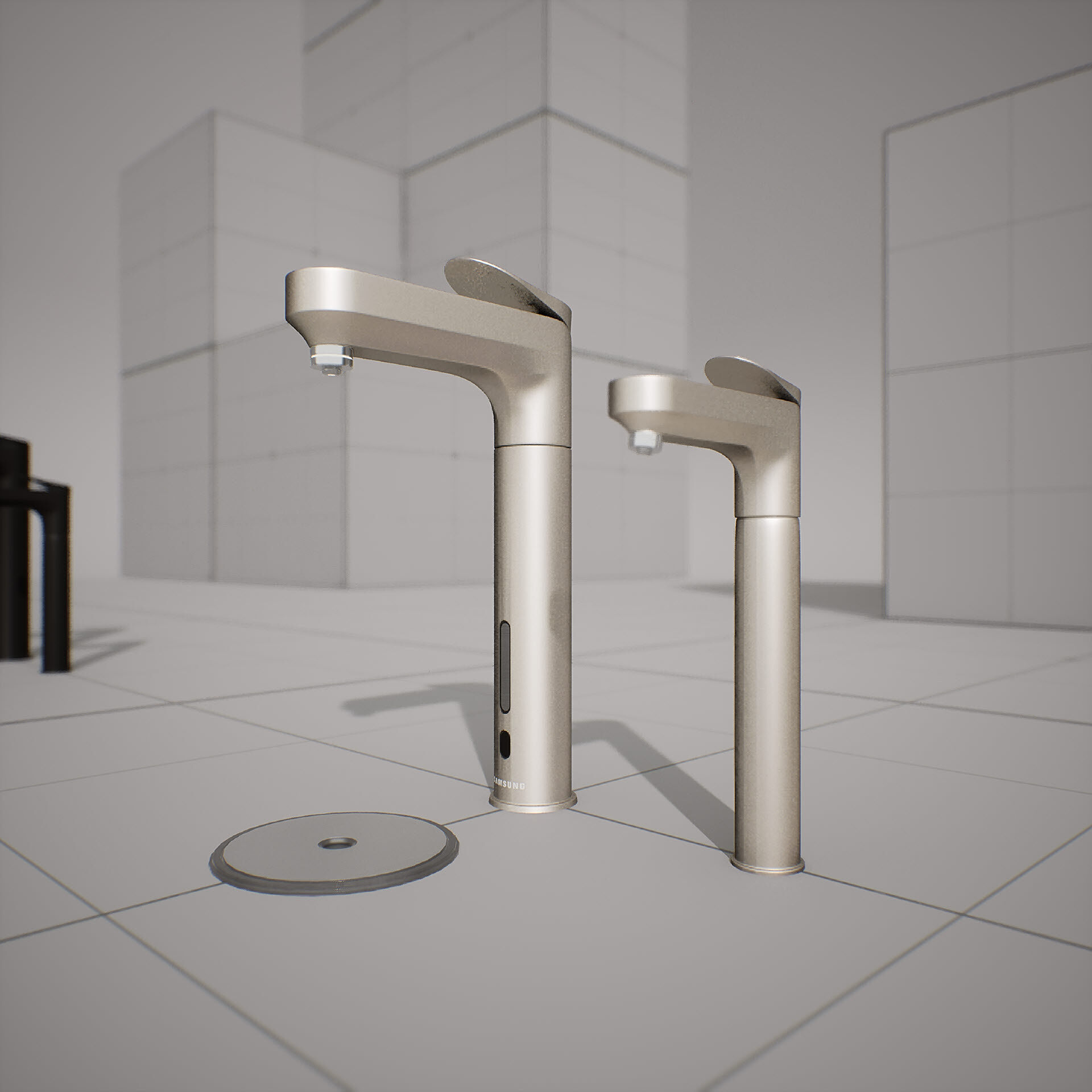 SAMSUNG - BESPOKE Water Purfier Low-poly 3D model_9