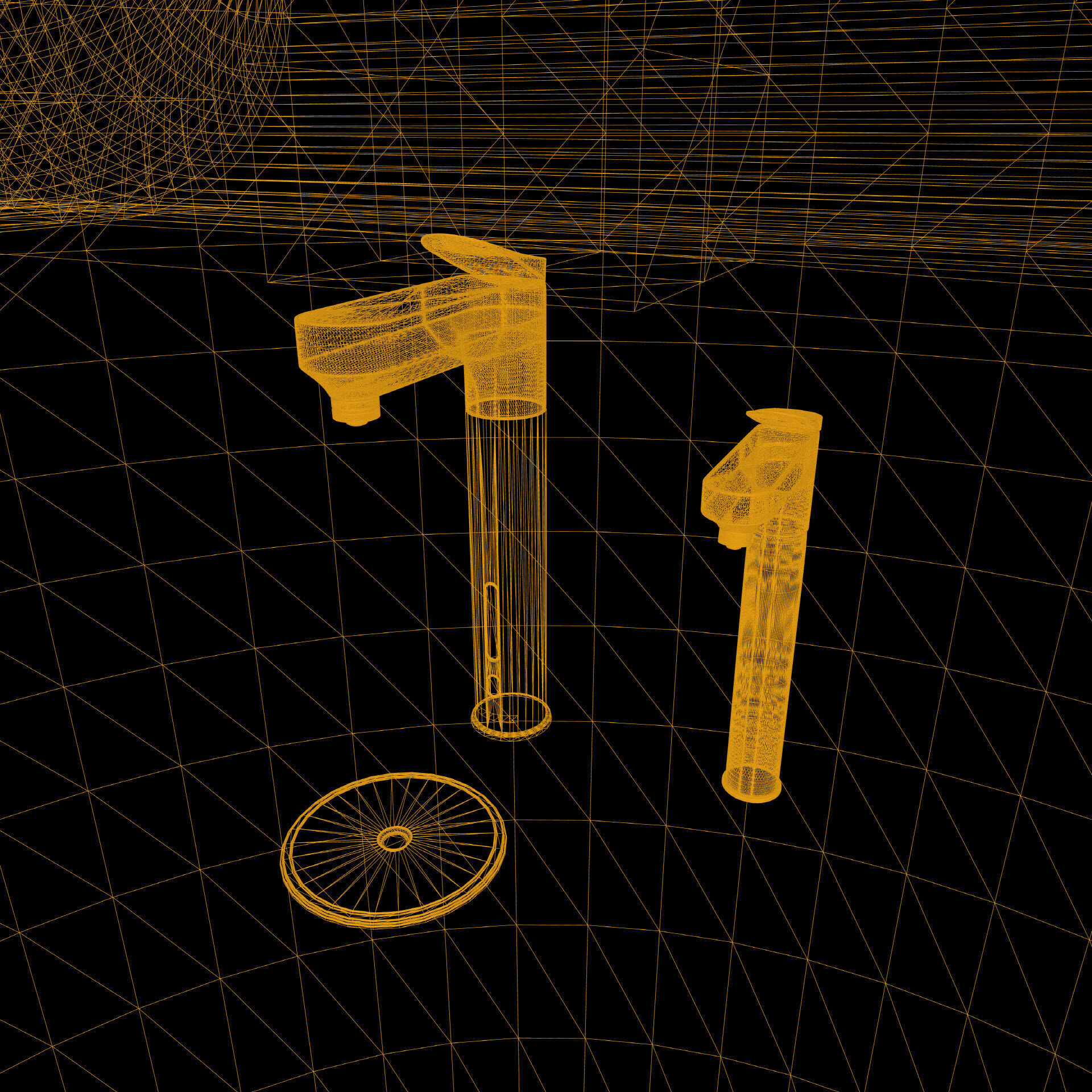 SAMSUNG - BESPOKE Water Purfier Low-poly 3D model_26