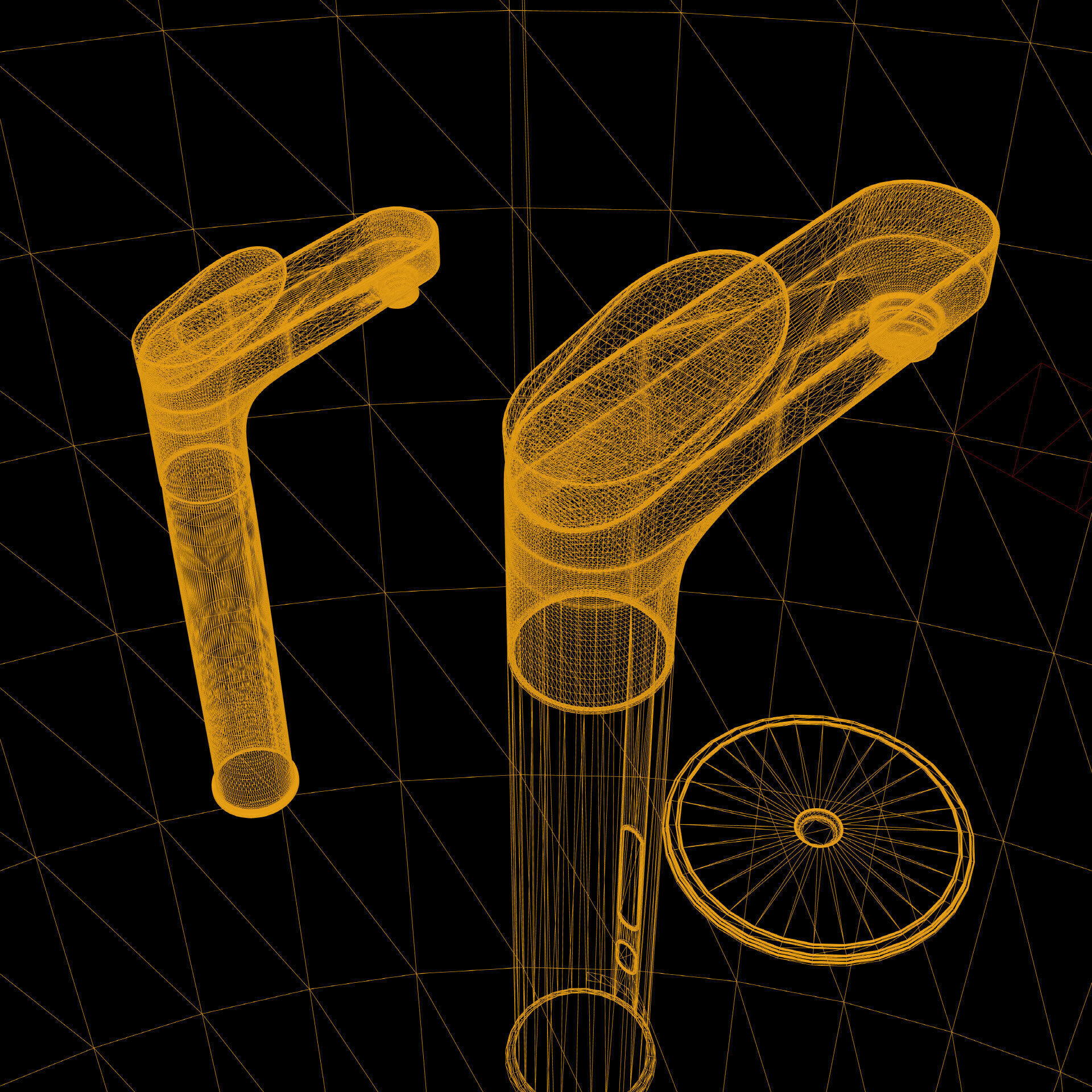 SAMSUNG - BESPOKE Water Purfier Low-poly 3D model_29