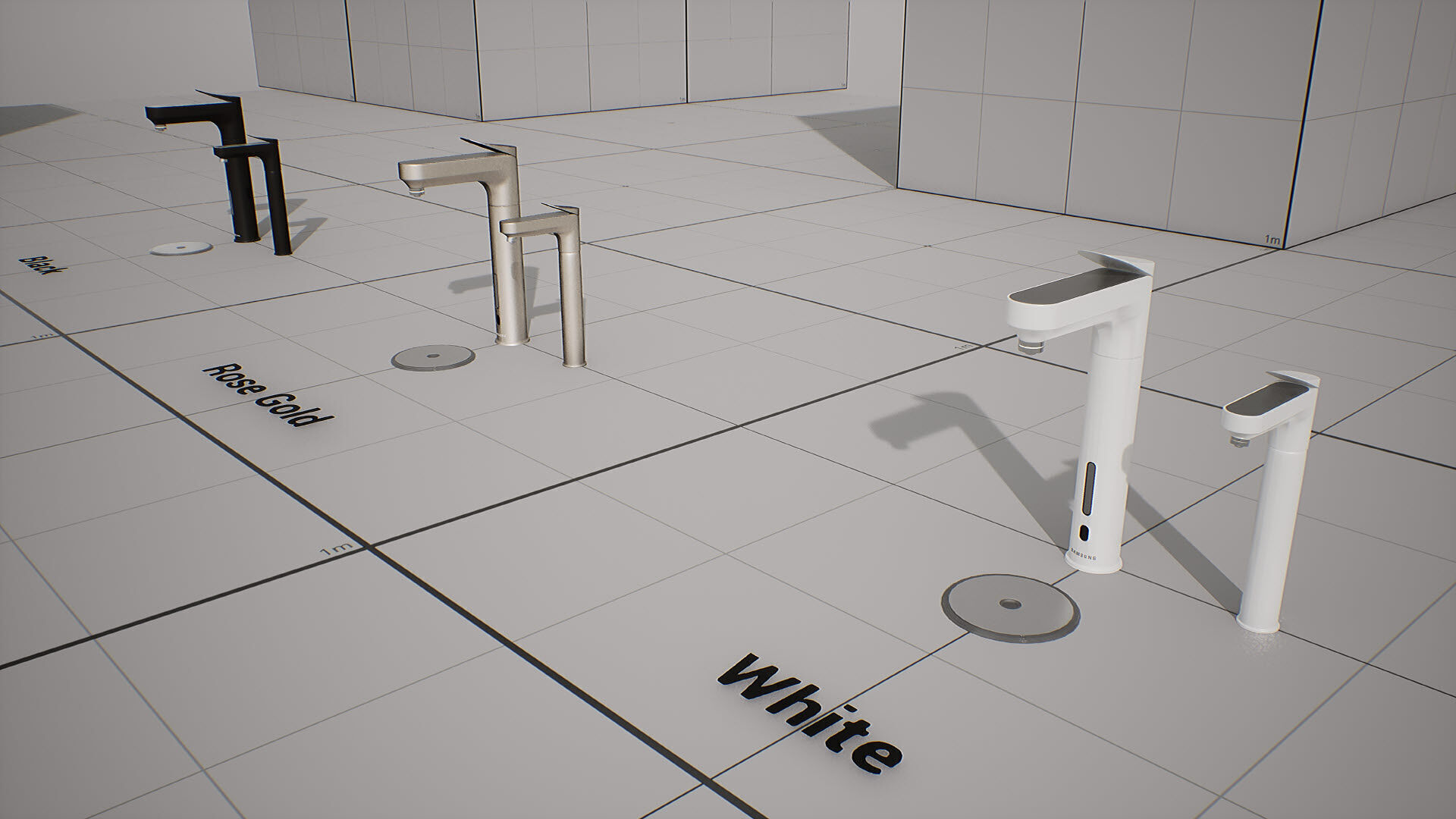 SAMSUNG - BESPOKE Water Purfier Low-poly 3D model_2