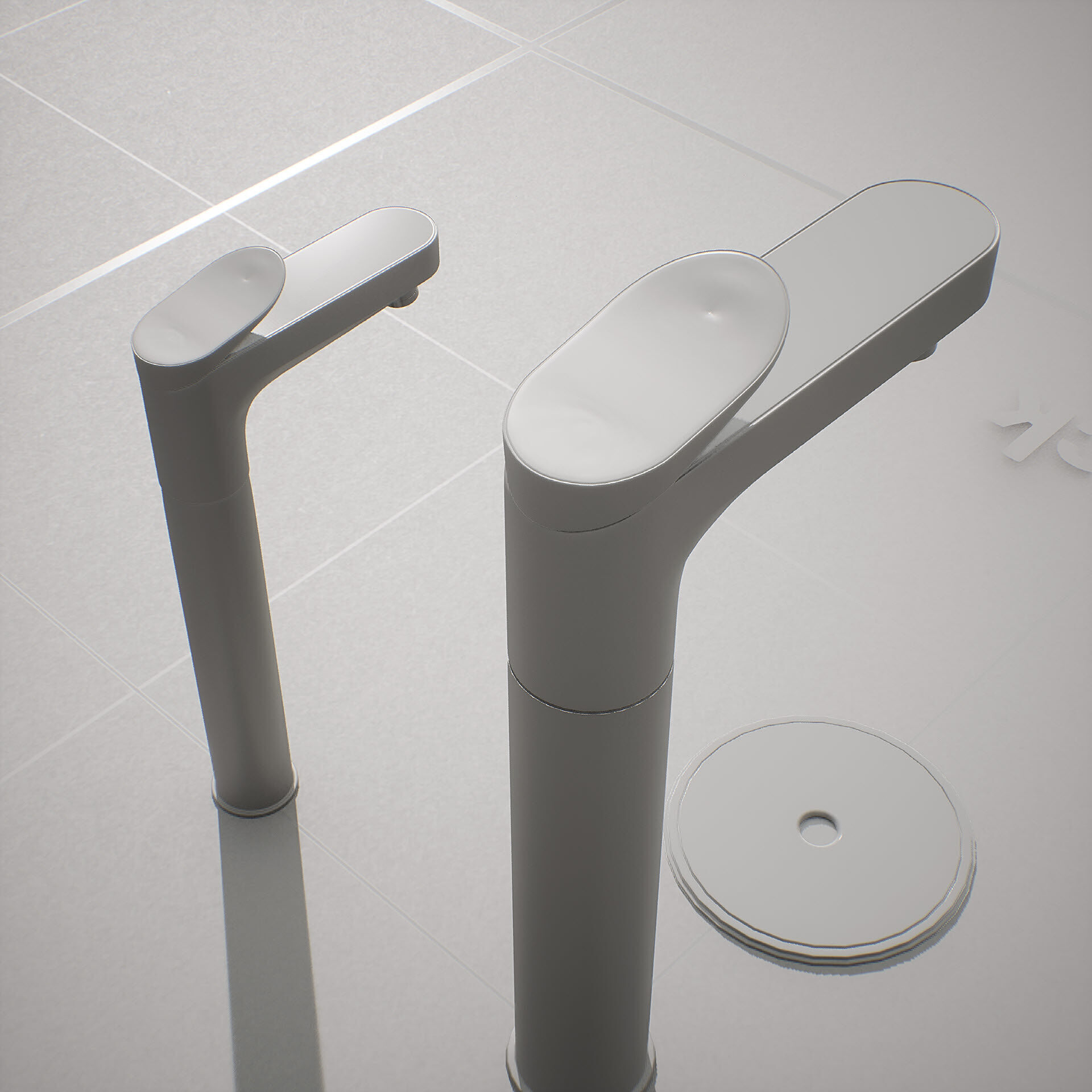 SAMSUNG - BESPOKE Water Purfier Low-poly 3D model_24