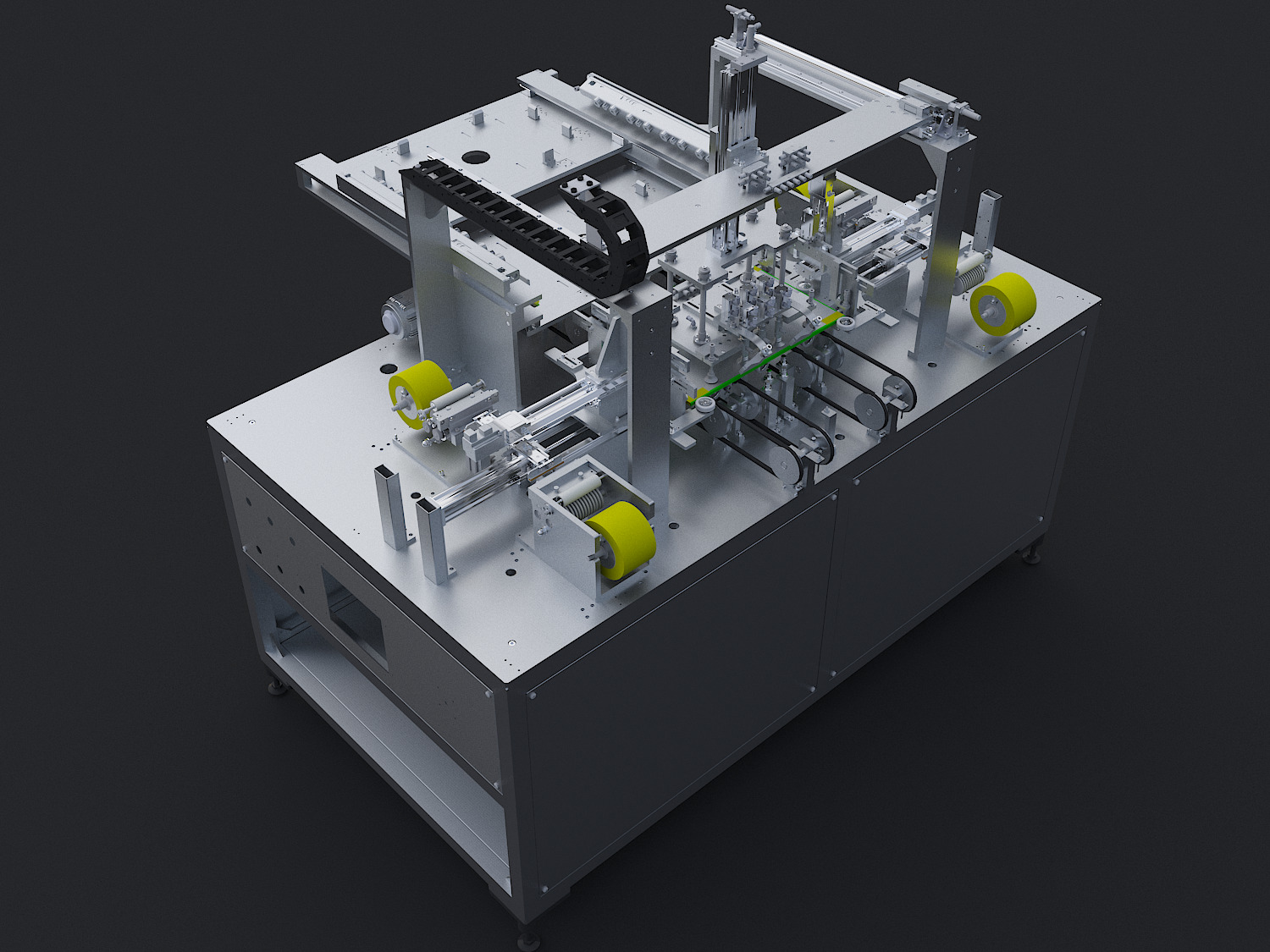 Film Laminating Machine 3D model_1