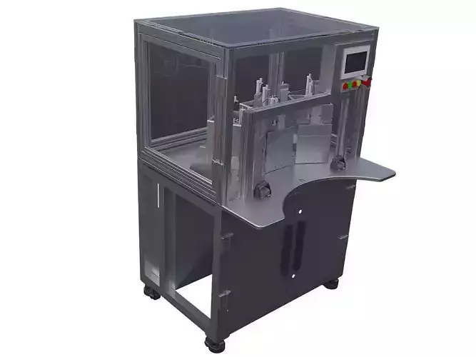 Automatic locking shim machine