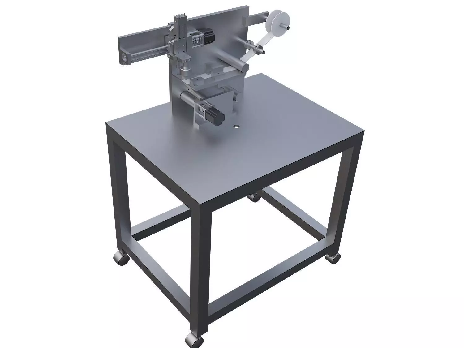 Automatic labeling machine 3D model_0