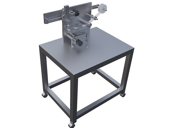 Automatic labeling machine 3D model