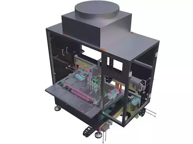 Automatic plate placing machine