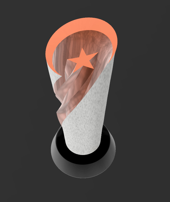 Trophy Turkey F1 2020 3D print model_1