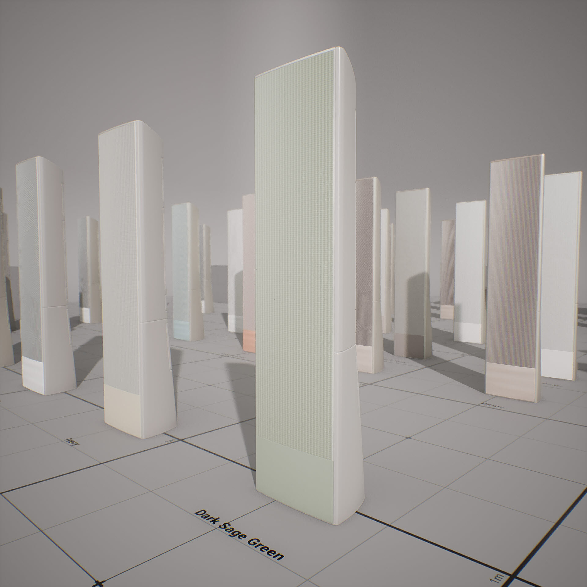 SAMSUNG - BESPOKE AirConditioner Low-poly 3D model_17