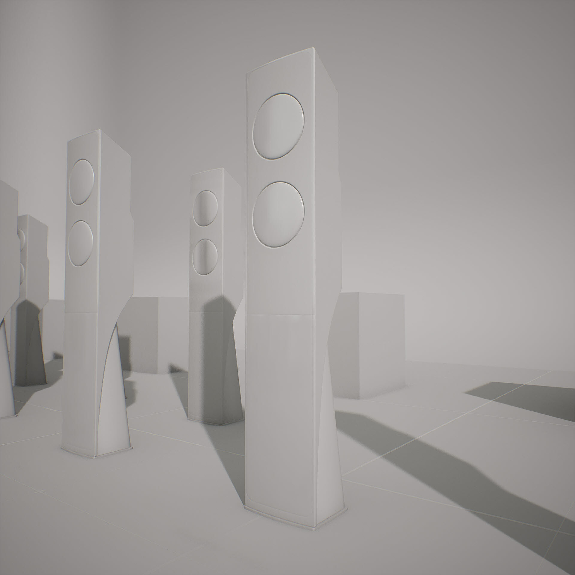 SAMSUNG - BESPOKE AirConditioner Low-poly 3D model_27