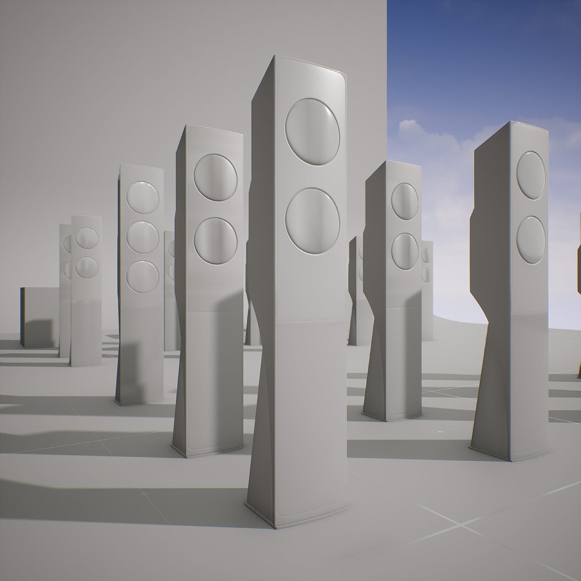 SAMSUNG - BESPOKE AirConditioner Low-poly 3D model_26