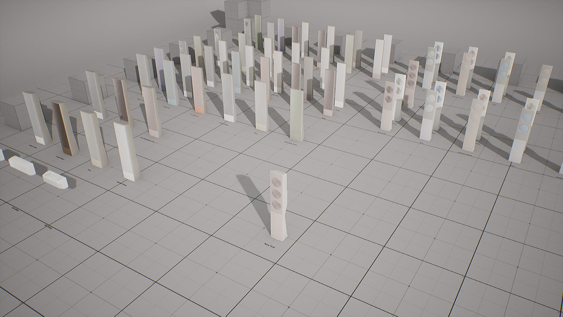 SAMSUNG - BESPOKE AirConditioner Low-poly 3D model_4