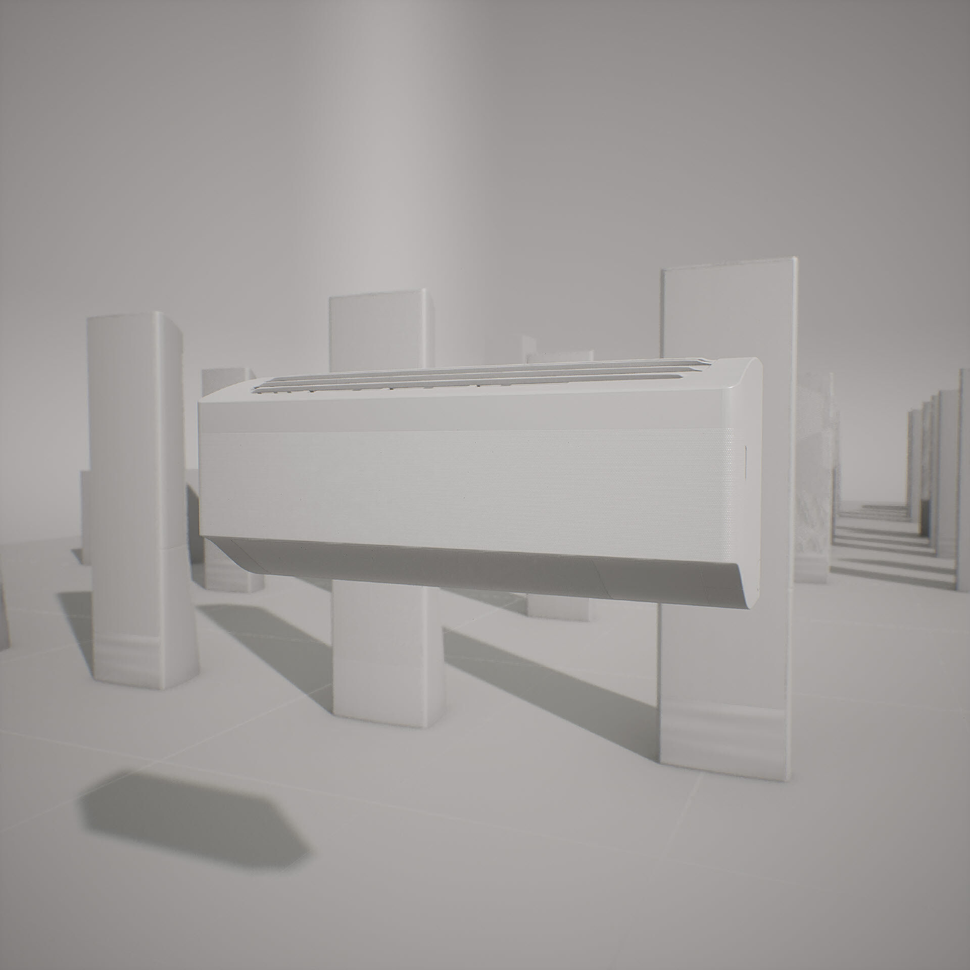 SAMSUNG - BESPOKE AirConditioner Low-poly 3D model_22