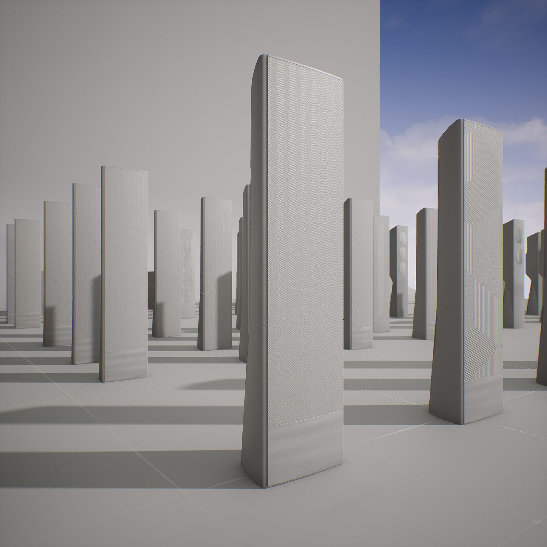 SAMSUNG - BESPOKE AirConditioner Low-poly 3D model_25