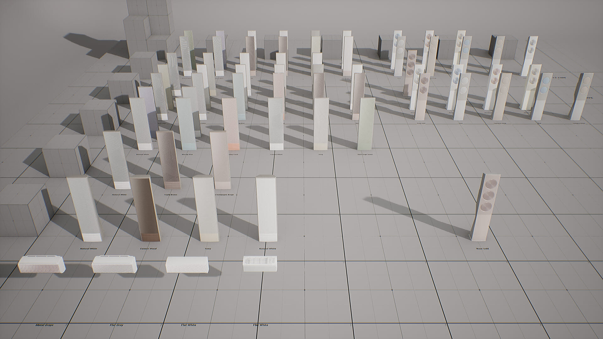 SAMSUNG - BESPOKE AirConditioner Low-poly 3D model_3