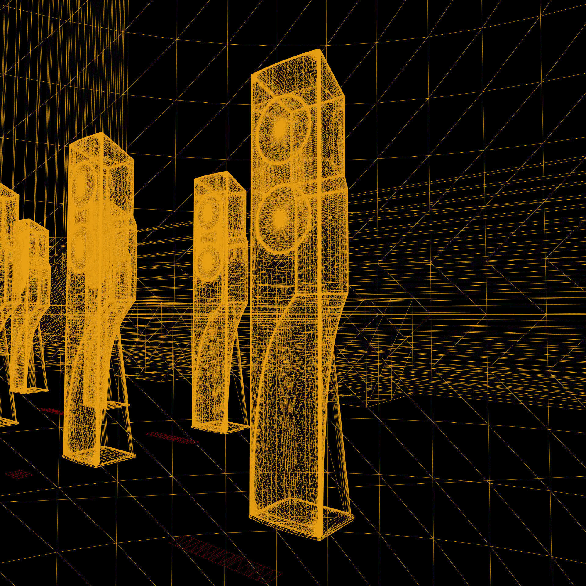 SAMSUNG - BESPOKE AirConditioner Low-poly 3D model_35