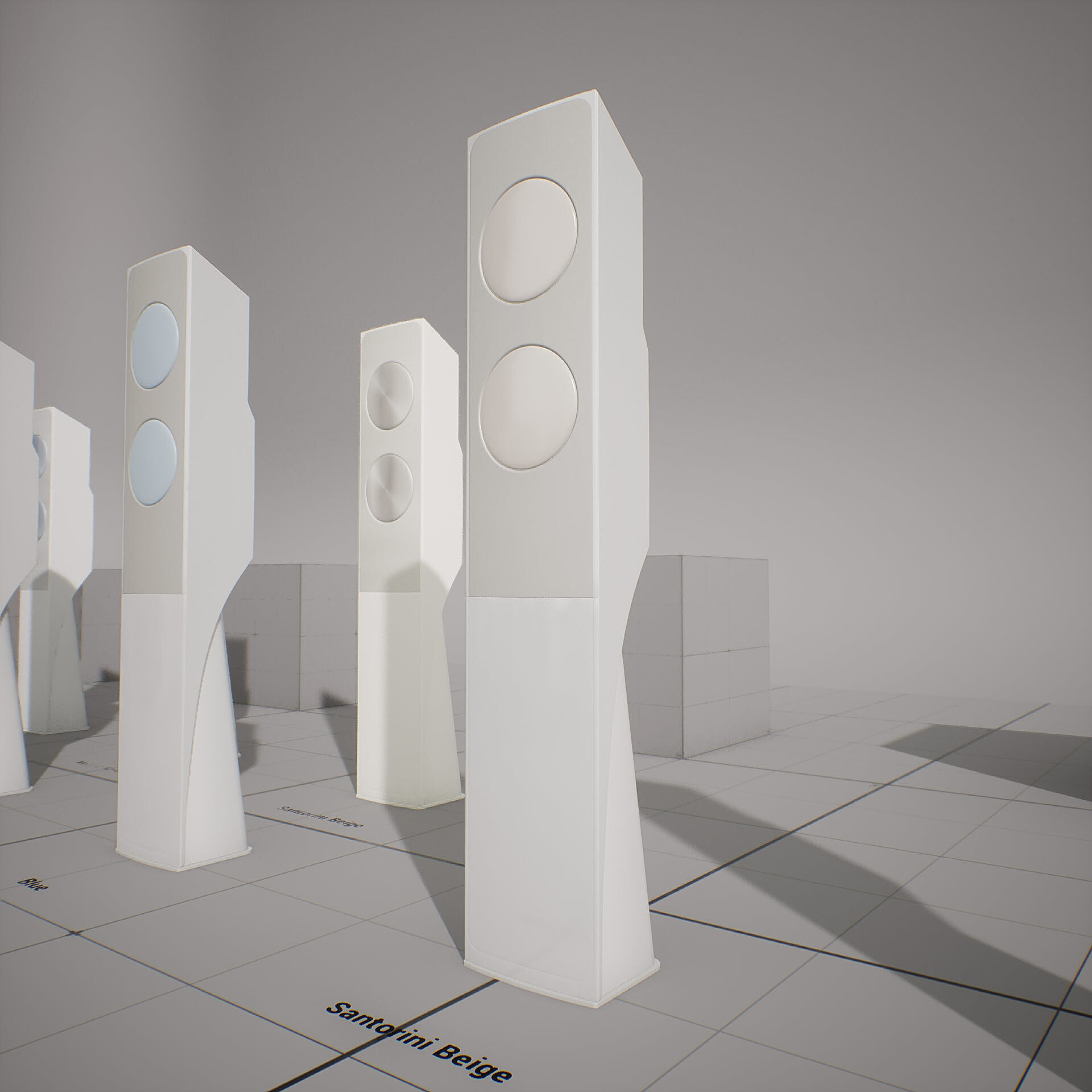 SAMSUNG - BESPOKE AirConditioner Low-poly 3D model_19