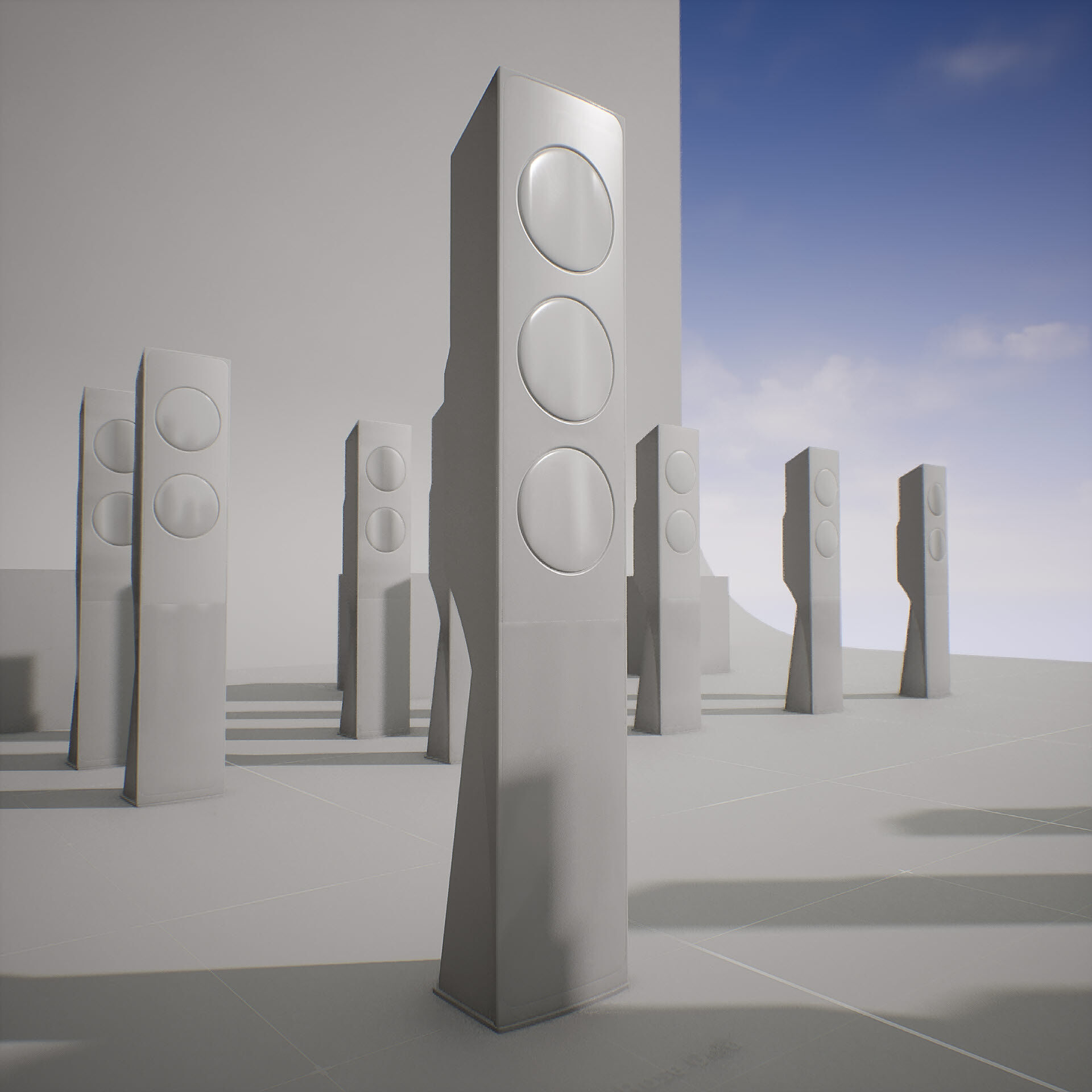 SAMSUNG - BESPOKE AirConditioner Low-poly 3D model_28