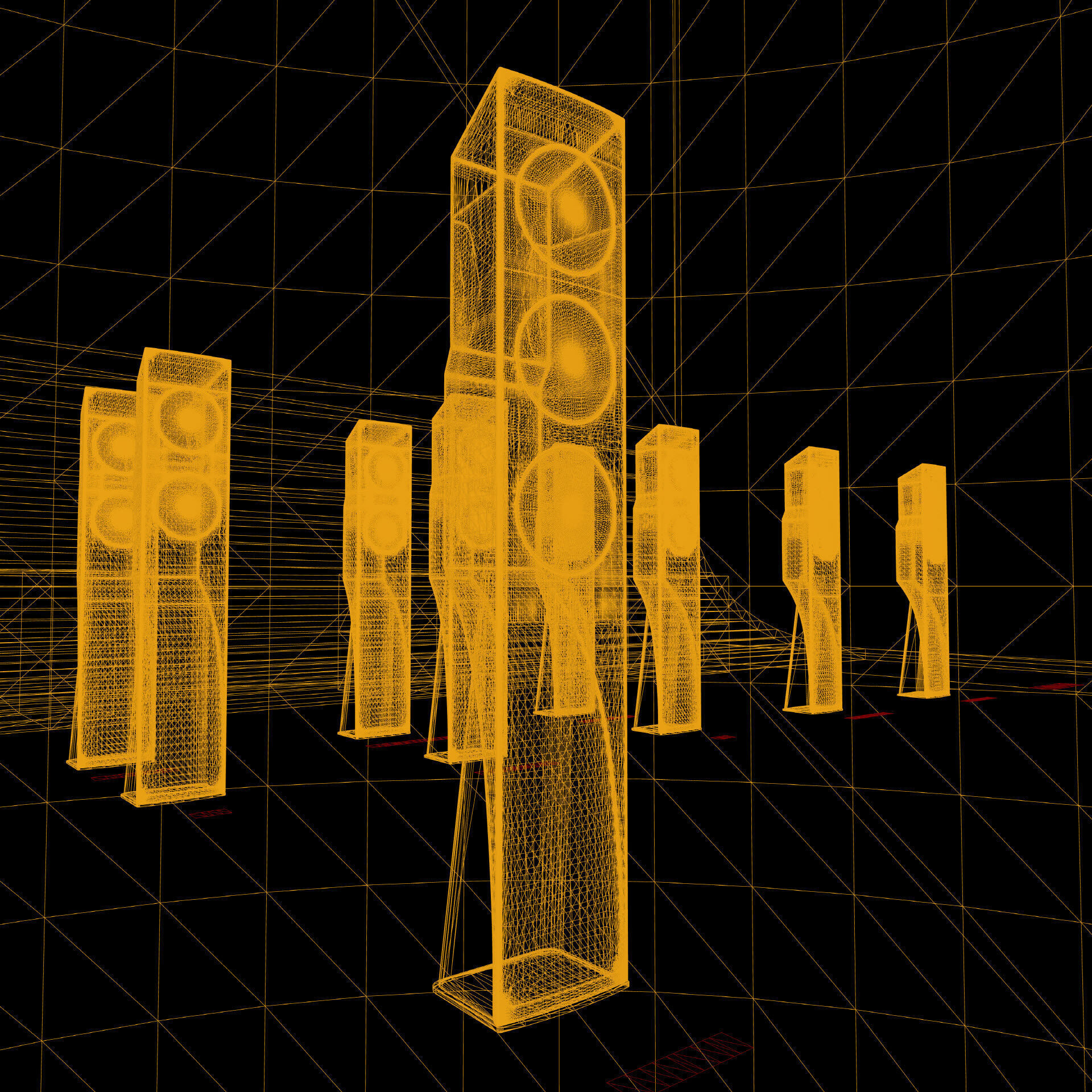 SAMSUNG - BESPOKE AirConditioner Low-poly 3D model_36