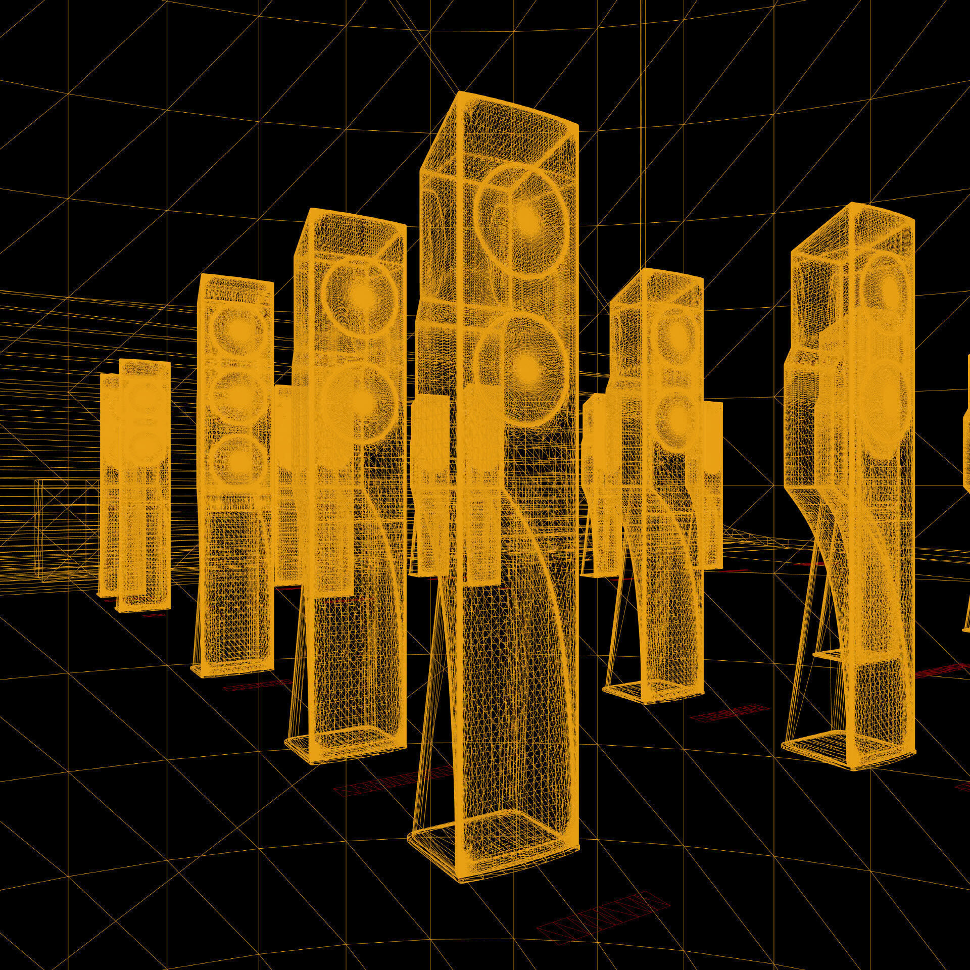 SAMSUNG - BESPOKE AirConditioner Low-poly 3D model_34