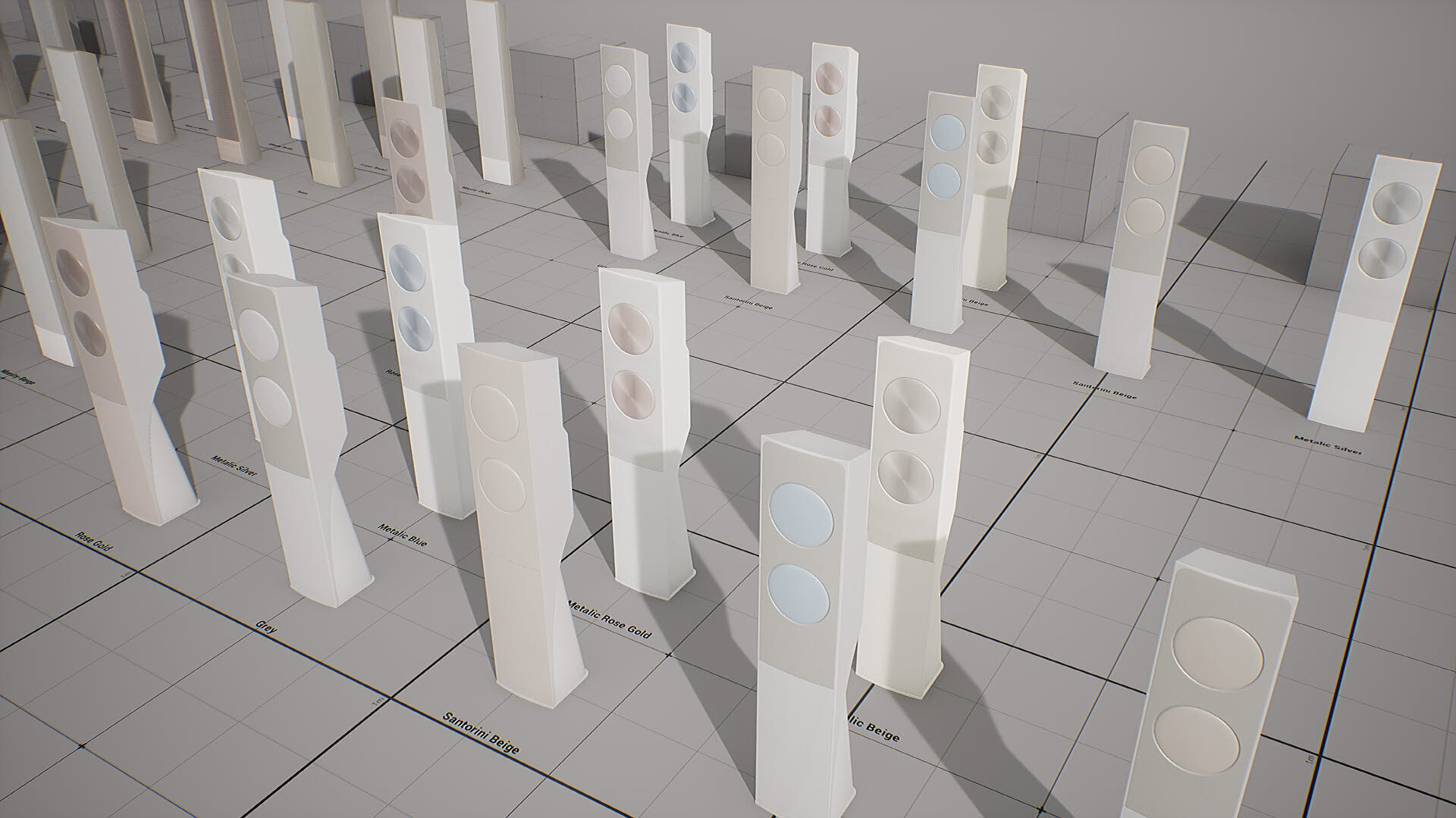 SAMSUNG - BESPOKE AirConditioner Low-poly 3D model_8