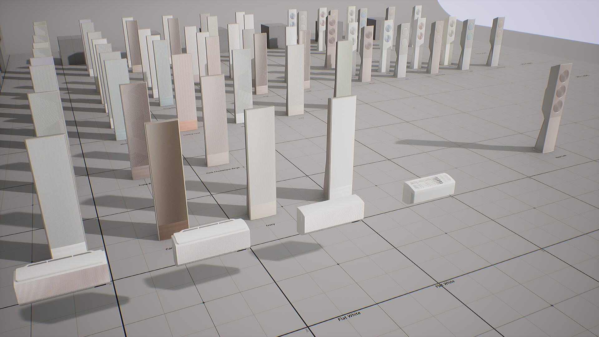 SAMSUNG - BESPOKE AirConditioner Low-poly 3D model_2