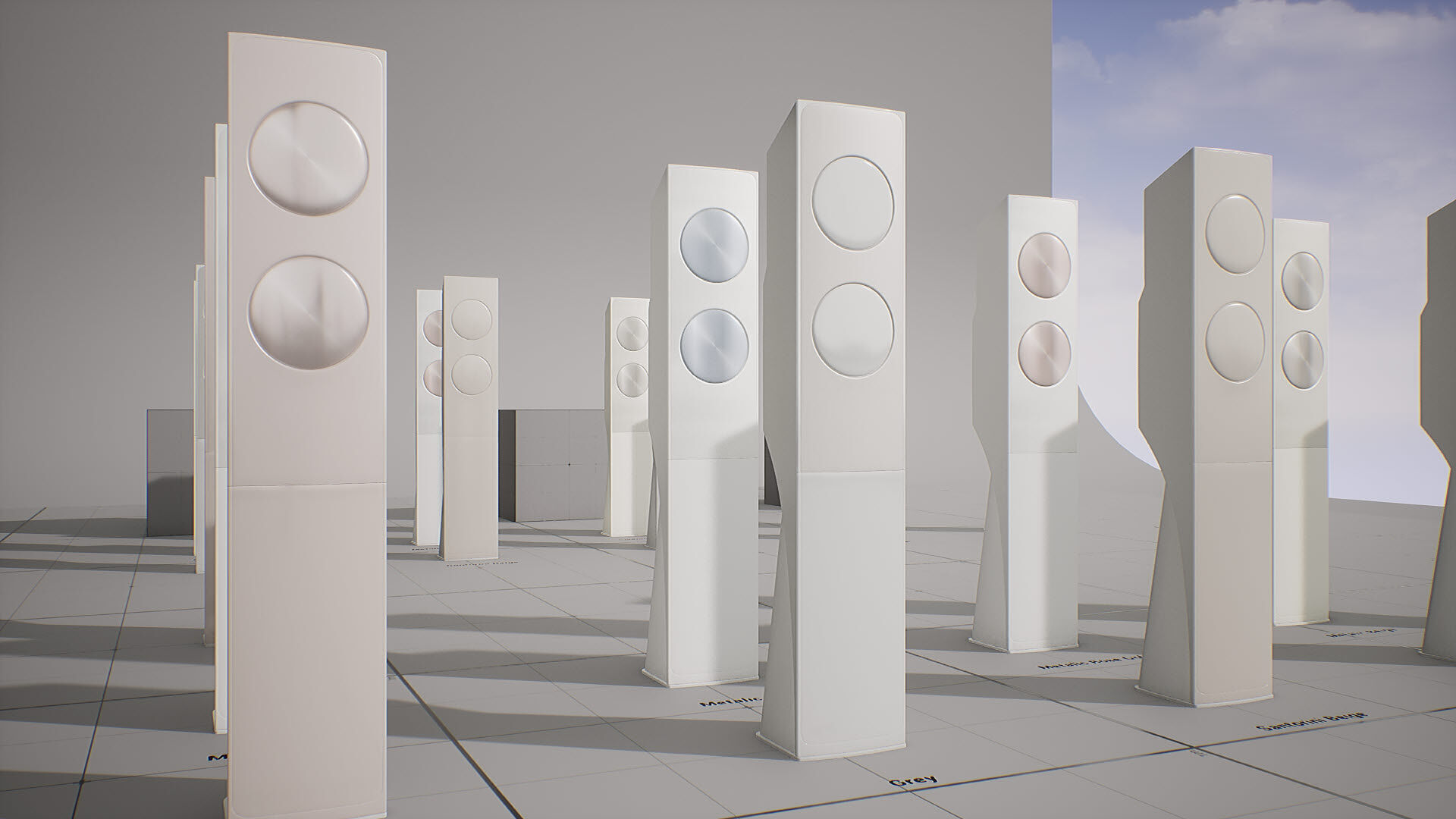 SAMSUNG - BESPOKE AirConditioner Low-poly 3D model_10