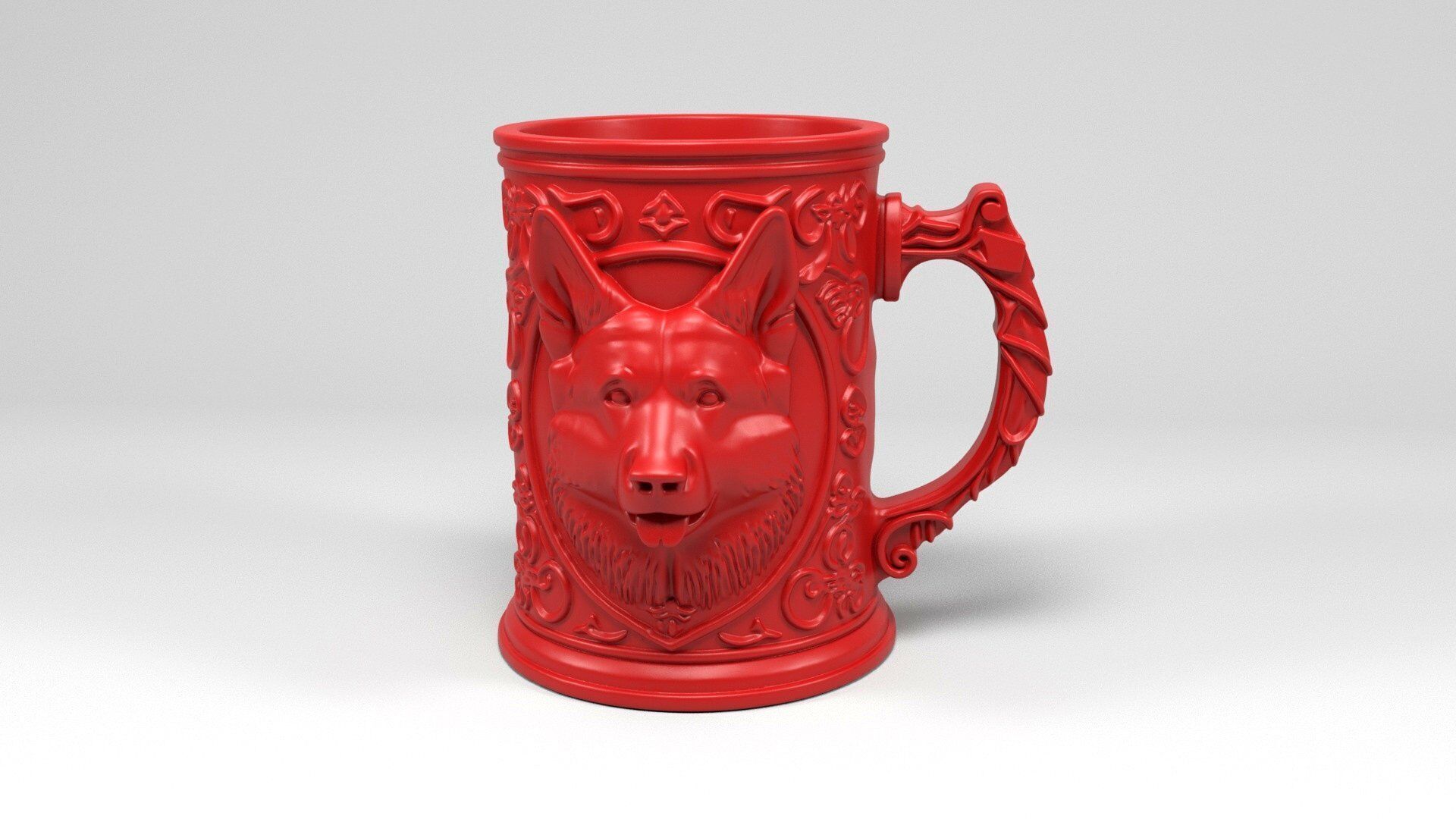 Dog Mug 3D print model_6