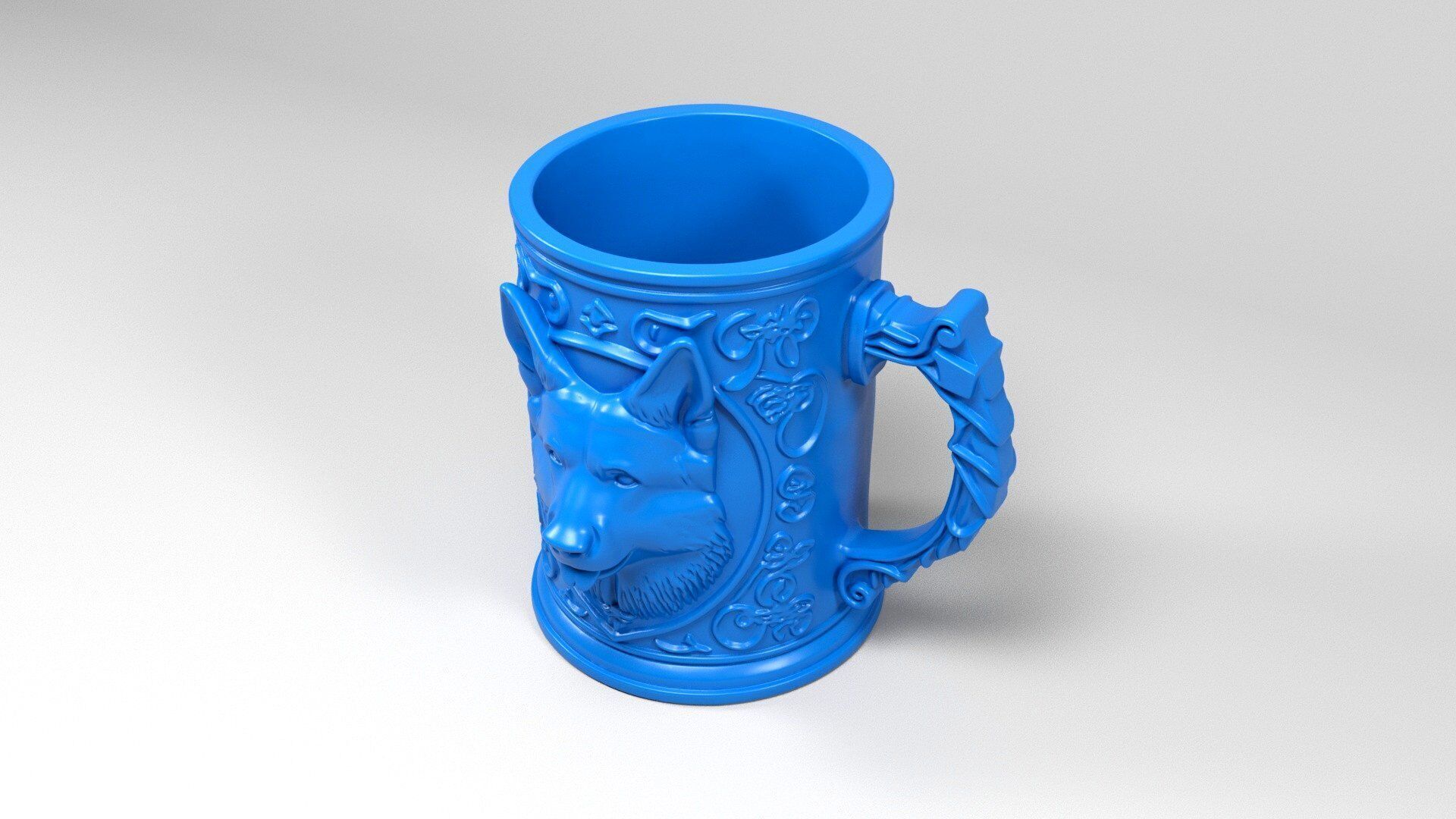 Dog Mug 3D print model_5