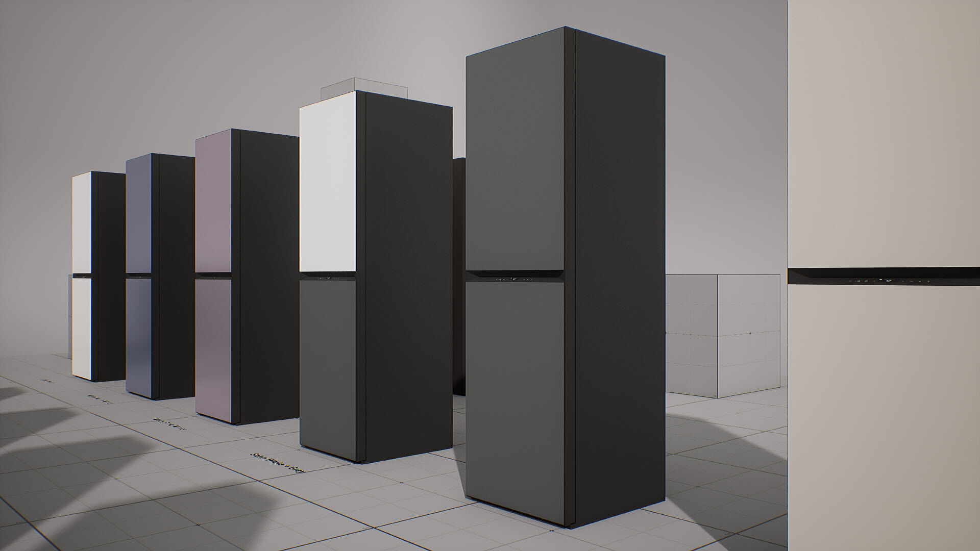 SAMSUNG - BESPOKE AirDresser Low-poly 3D model_16