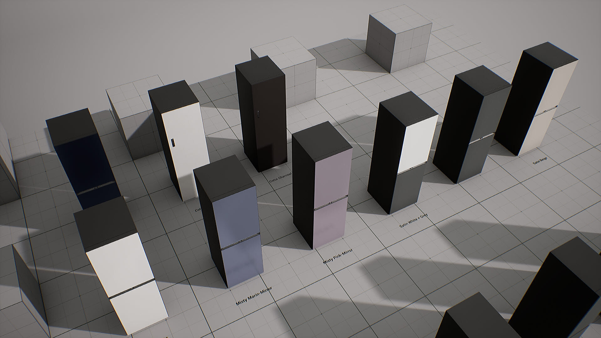 SAMSUNG - BESPOKE AirDresser Low-poly 3D model_8