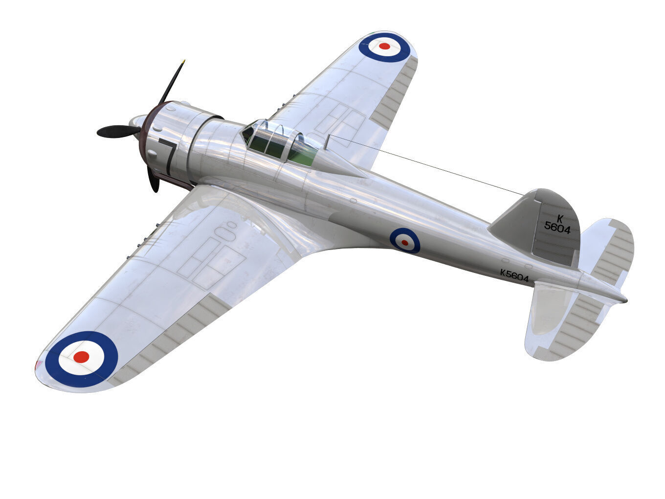 GlosterF5 3D model_1