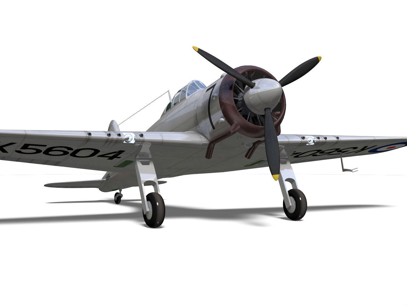 GlosterF5 3D model_7