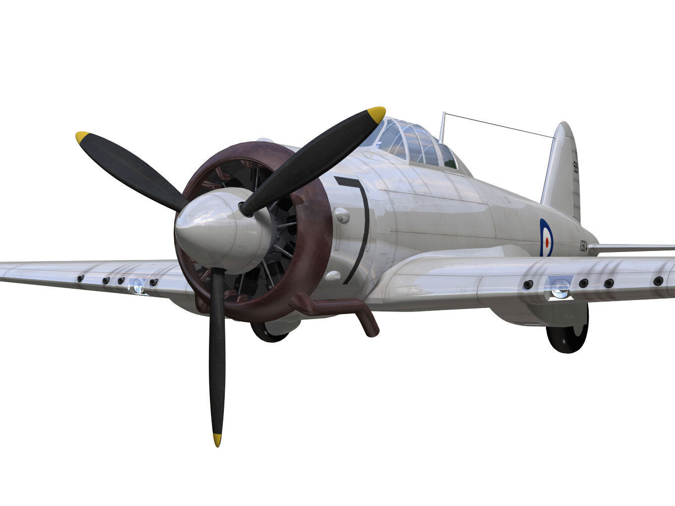 GlosterF5 3D model_4